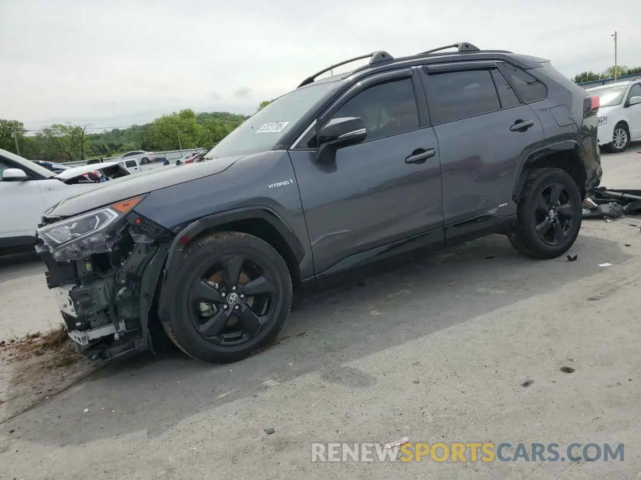 1 fotografías del automóvil dañado JTMEWRFV3LJ031687 TOYOTA RAV4 2020