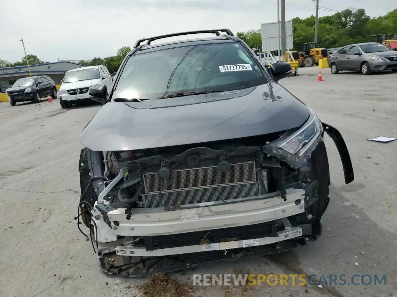 5 fotografías del automóvil dañado JTMEWRFV3LJ031687 TOYOTA RAV4 2020