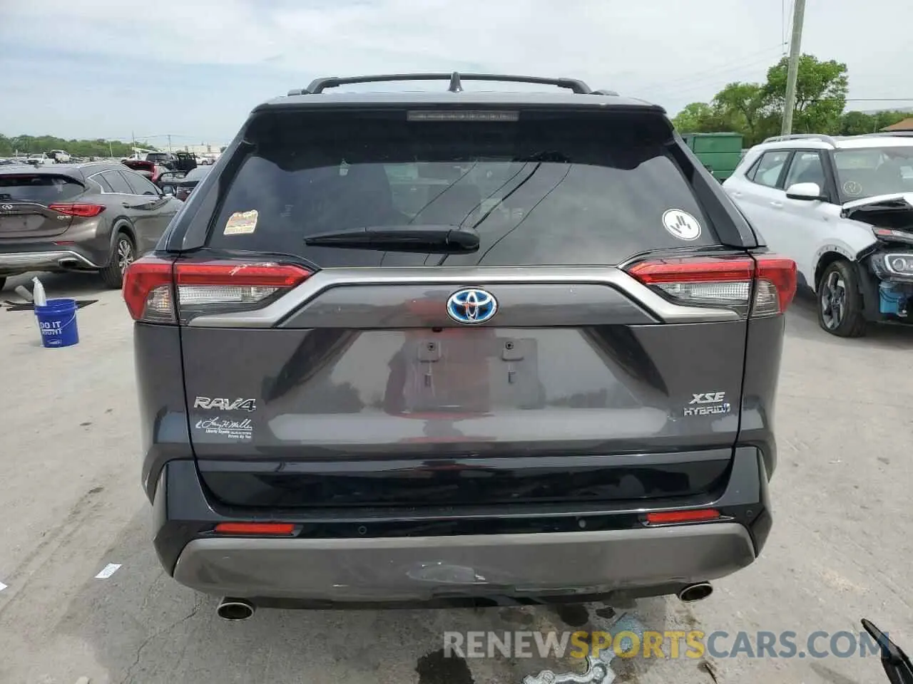 6 fotografías del automóvil dañado JTMEWRFV3LJ031687 TOYOTA RAV4 2020