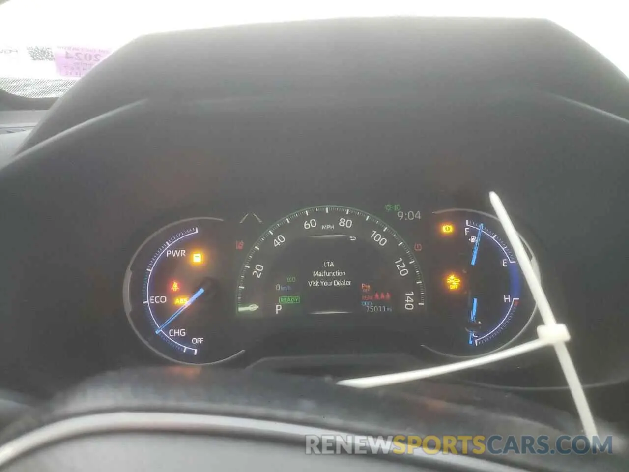 9 fotografías del automóvil dañado JTMEWRFV4LJ034954 TOYOTA RAV4 2020