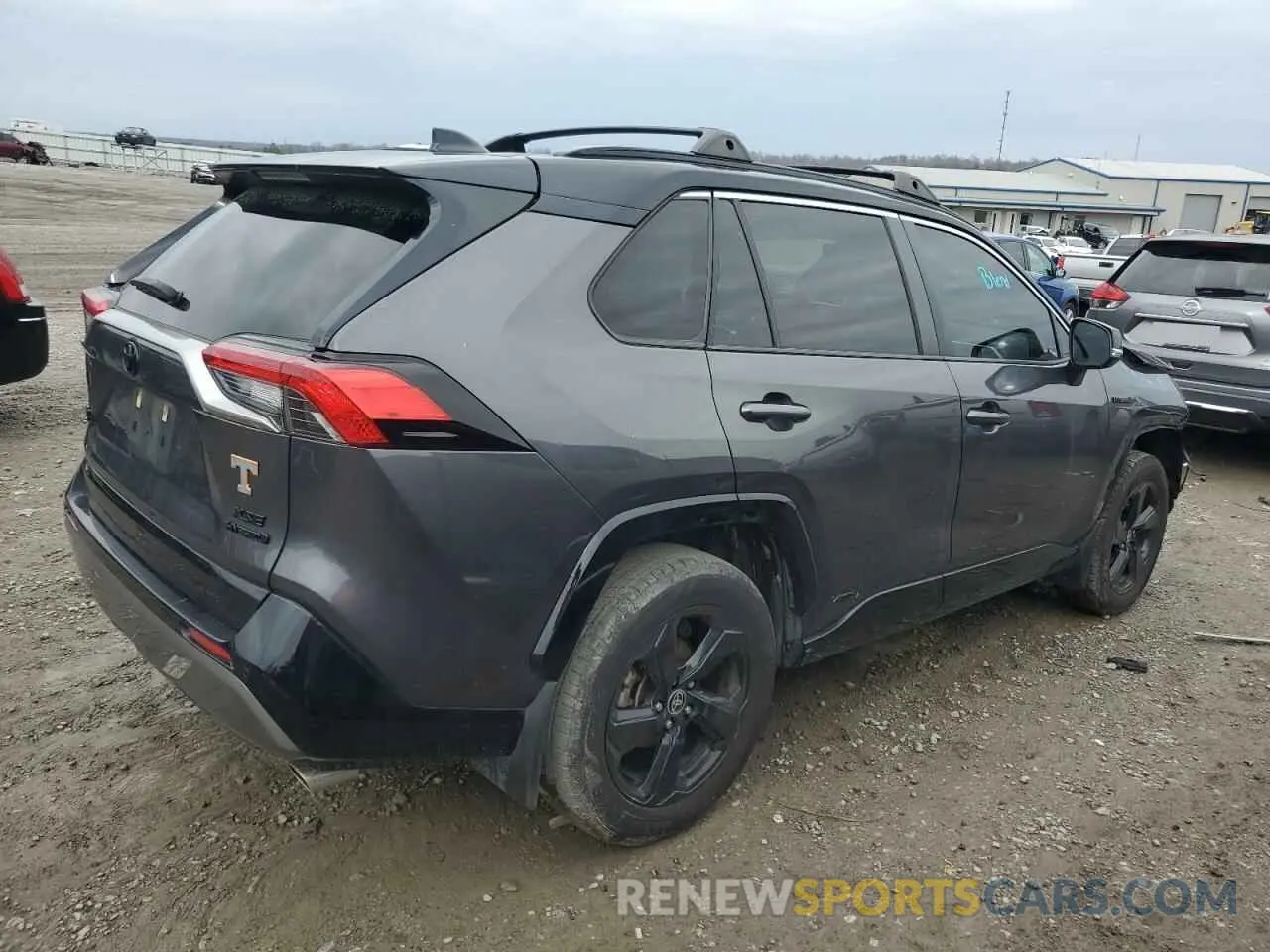 3 fotografías del automóvil dañado JTMEWRFV4LJ041144 TOYOTA RAV4 2020