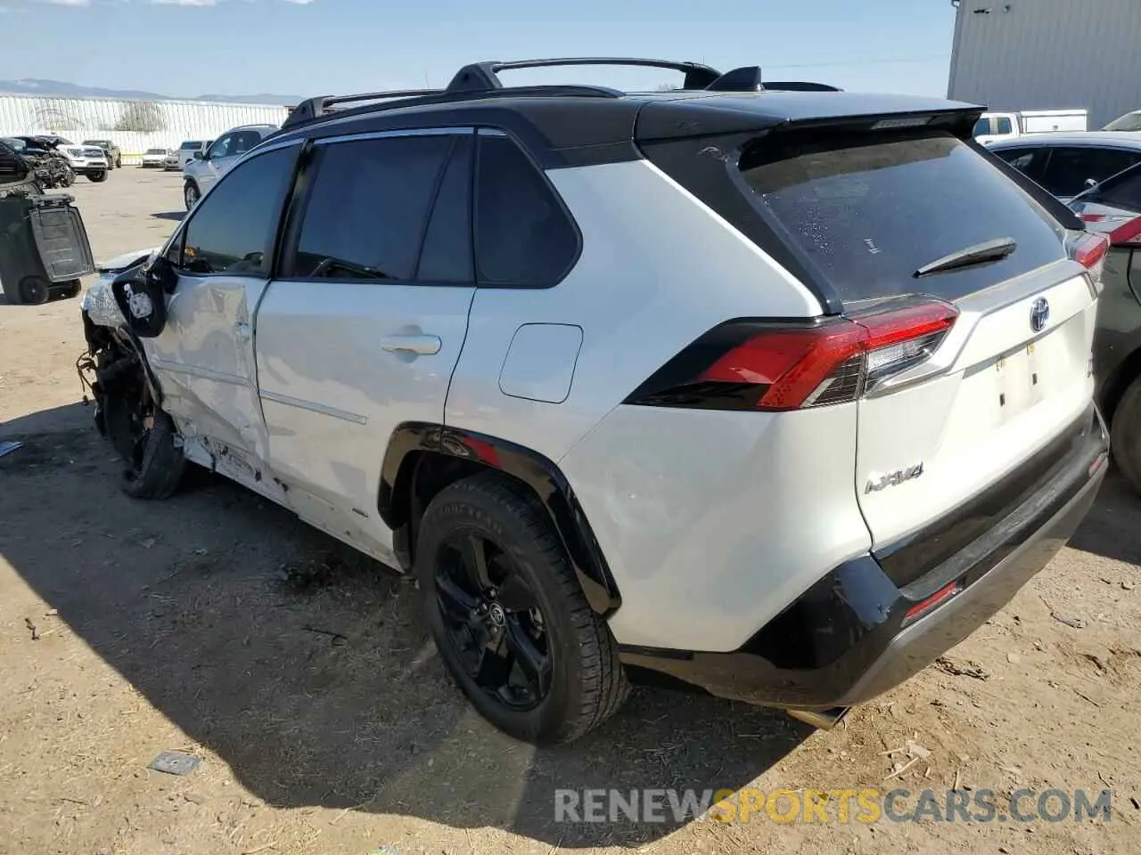2 fotografías del automóvil dañado JTMEWRFV4LJ046182 TOYOTA RAV4 2020