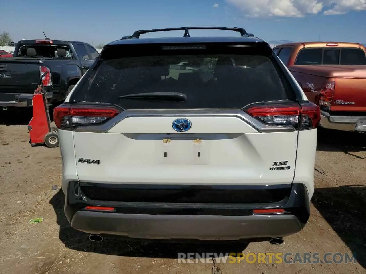 6 fotografías del automóvil dañado JTMEWRFV4LJ046182 TOYOTA RAV4 2020