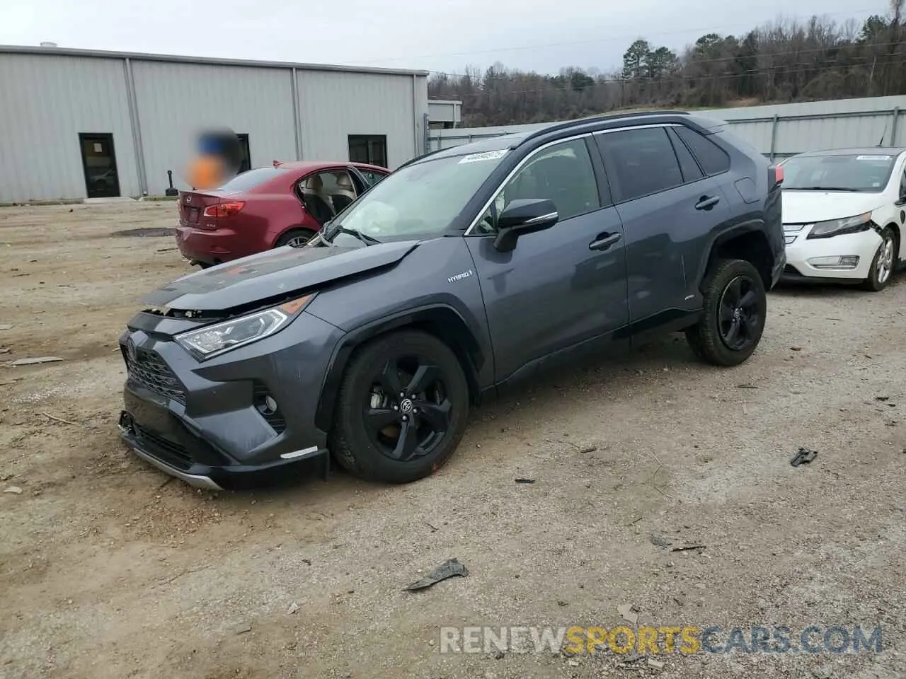 1 fotografías del automóvil dañado JTMEWRFV5LD533051 TOYOTA RAV4 2020