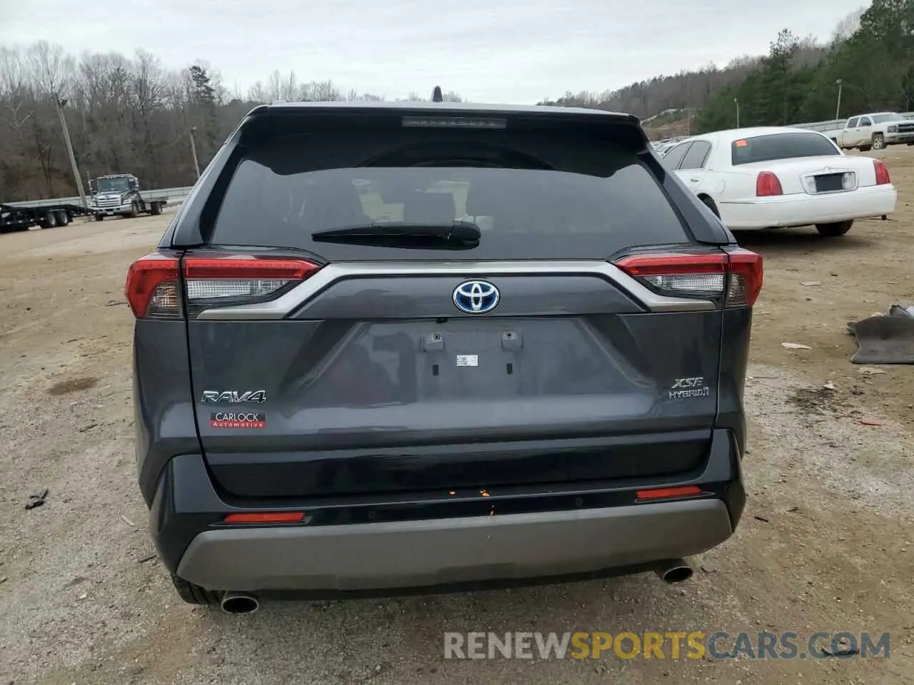 6 fotografías del automóvil dañado JTMEWRFV5LD533051 TOYOTA RAV4 2020