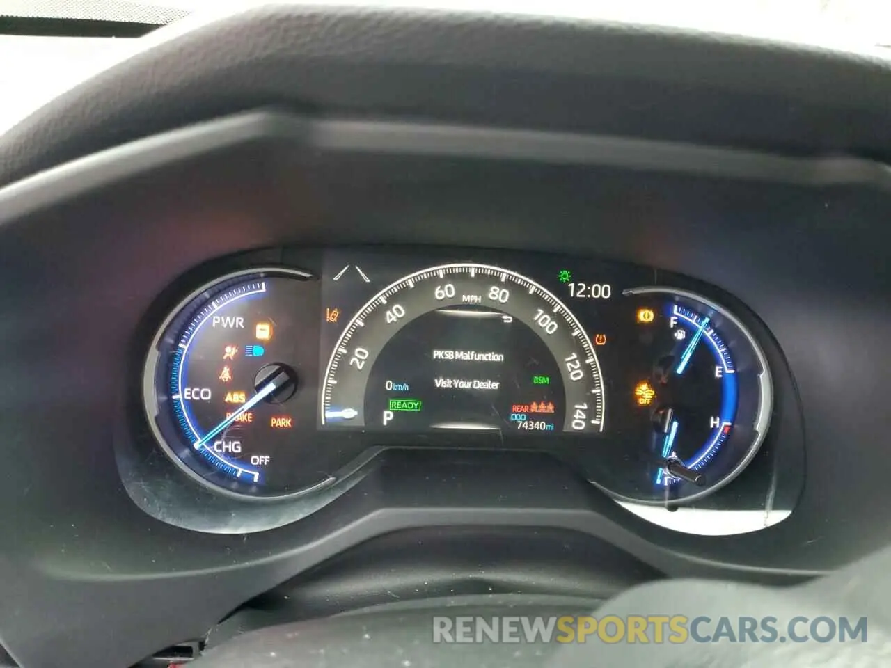 9 fotografías del automóvil dañado JTMEWRFV5LD533051 TOYOTA RAV4 2020