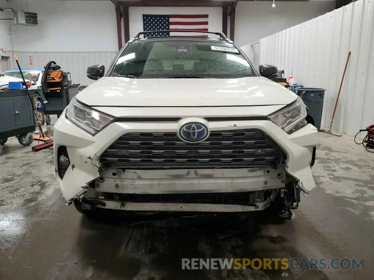 5 fotografías del automóvil dañado JTMEWRFV7LD527123 TOYOTA RAV4 2020
