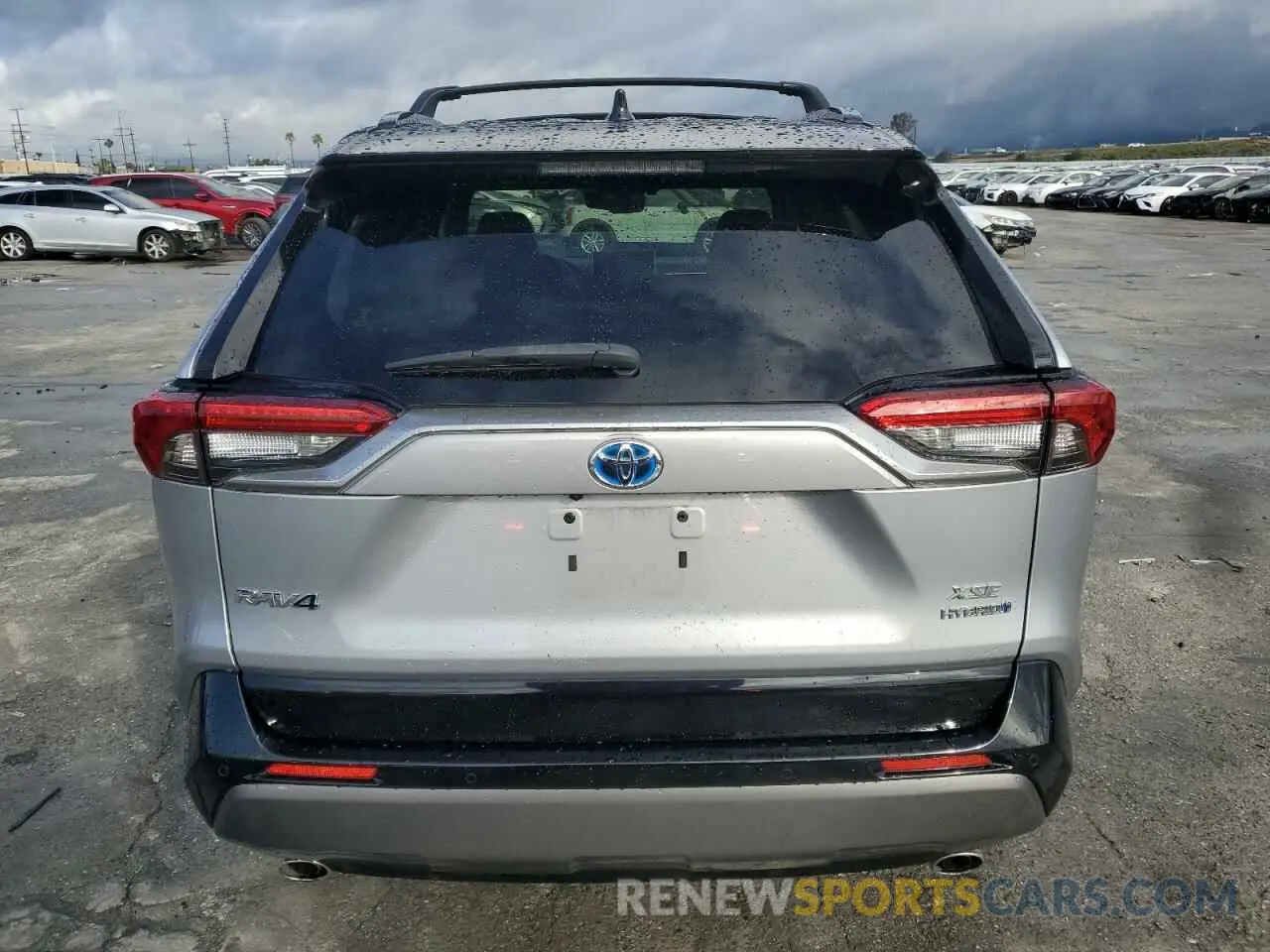 6 fotografías del automóvil dañado JTMEWRFV8LD551236 TOYOTA RAV4 2020