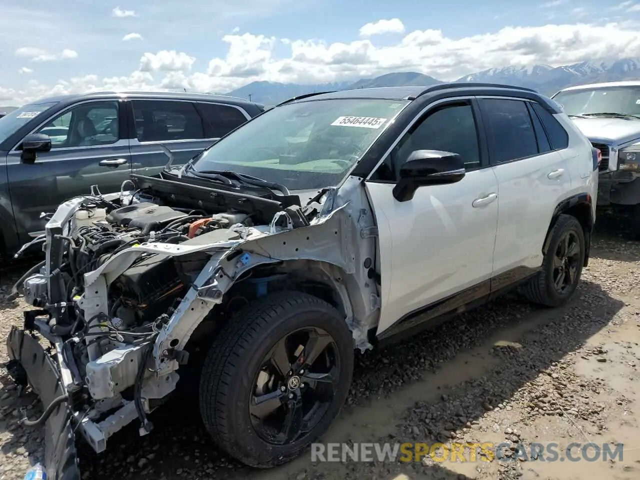 1 fotografías del automóvil dañado JTMEWRFV8LJ035525 TOYOTA RAV4 2020