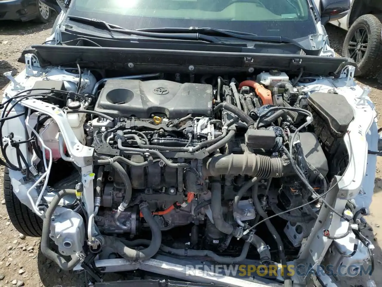 11 fotografías del automóvil dañado JTMEWRFV8LJ035525 TOYOTA RAV4 2020