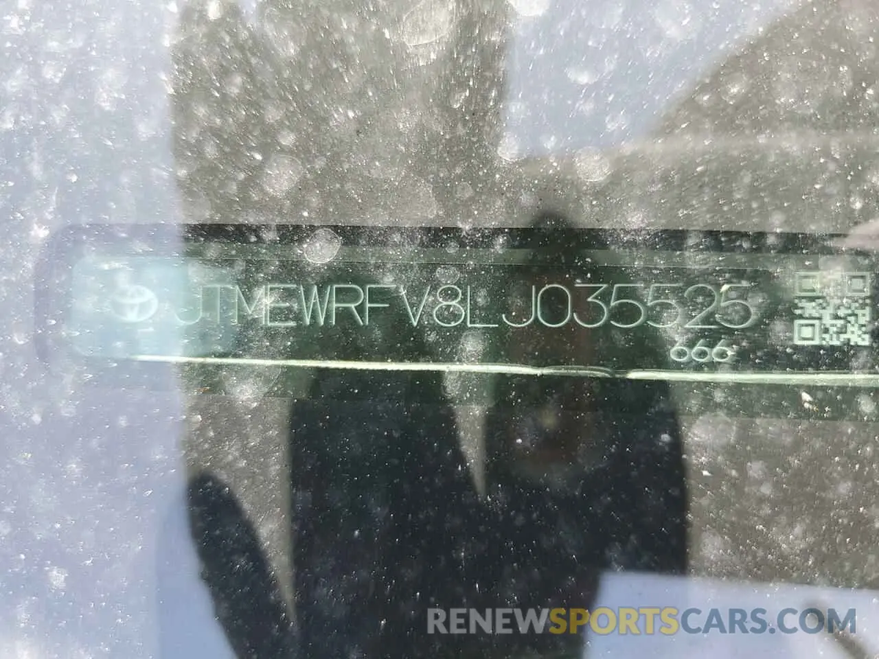 13 fotografías del automóvil dañado JTMEWRFV8LJ035525 TOYOTA RAV4 2020