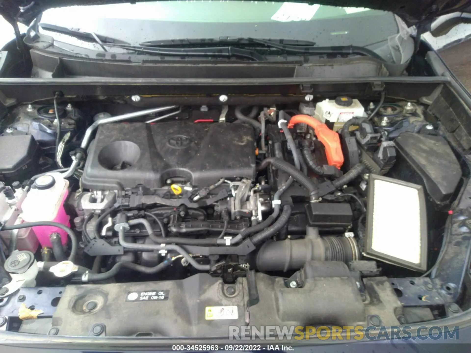10 fotografías del automóvil dañado JTMEWRFV8LJ038408 TOYOTA RAV4 2020