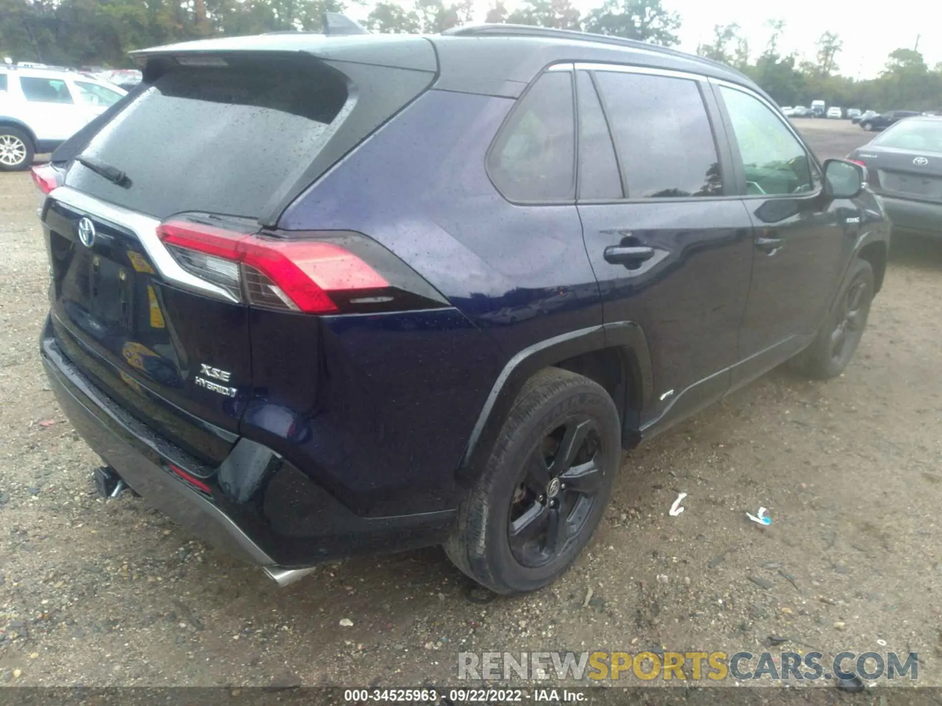 4 fotografías del automóvil dañado JTMEWRFV8LJ038408 TOYOTA RAV4 2020