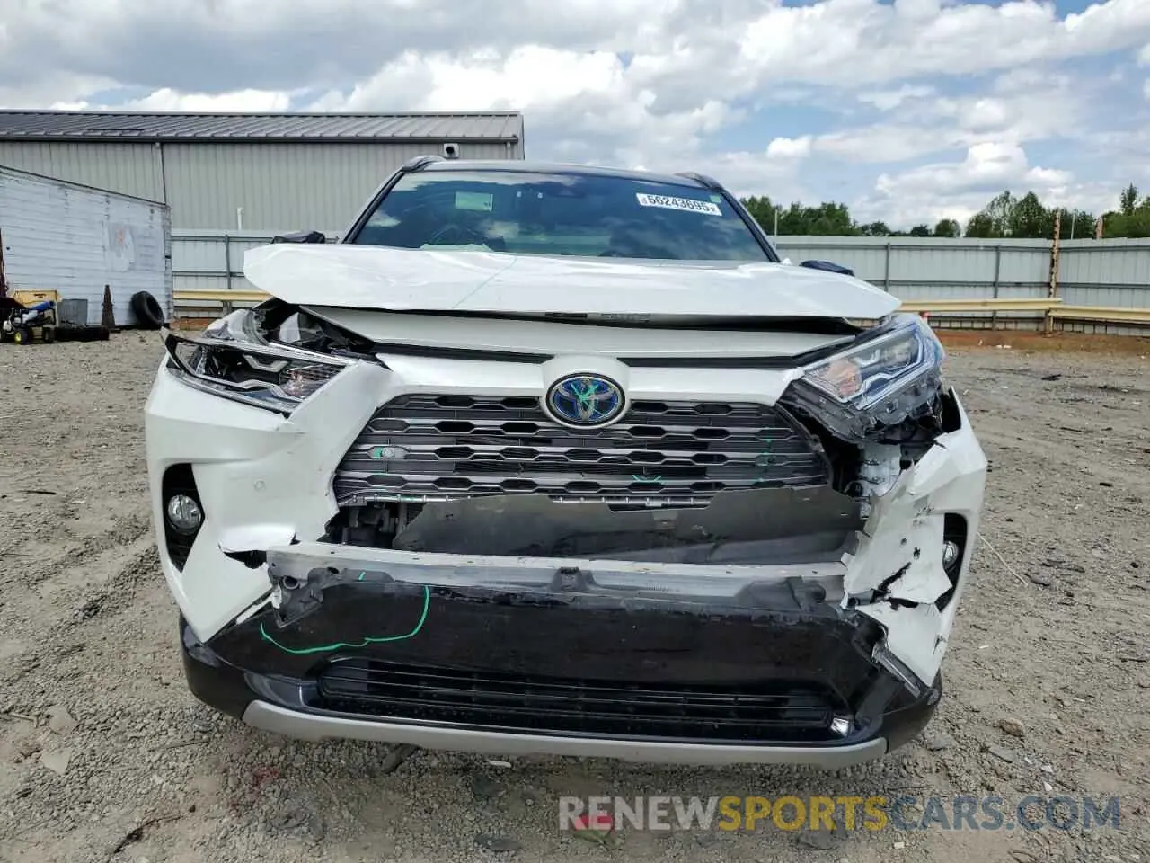 5 fotografías del automóvil dañado JTMEWRFV9LD539385 TOYOTA RAV4 2020