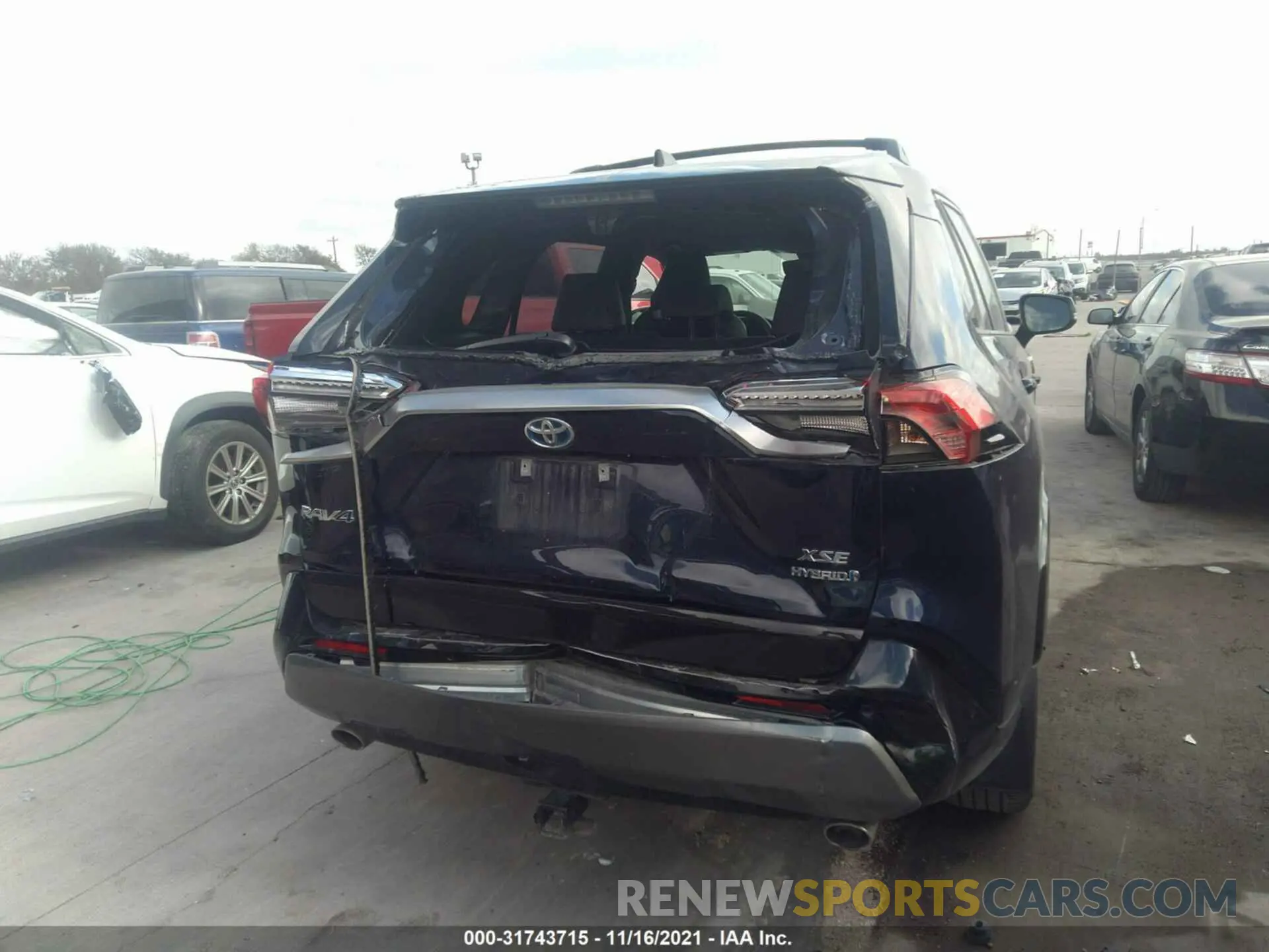 6 fotografías del automóvil dañado JTMEWRFV9LD546515 TOYOTA RAV4 2020