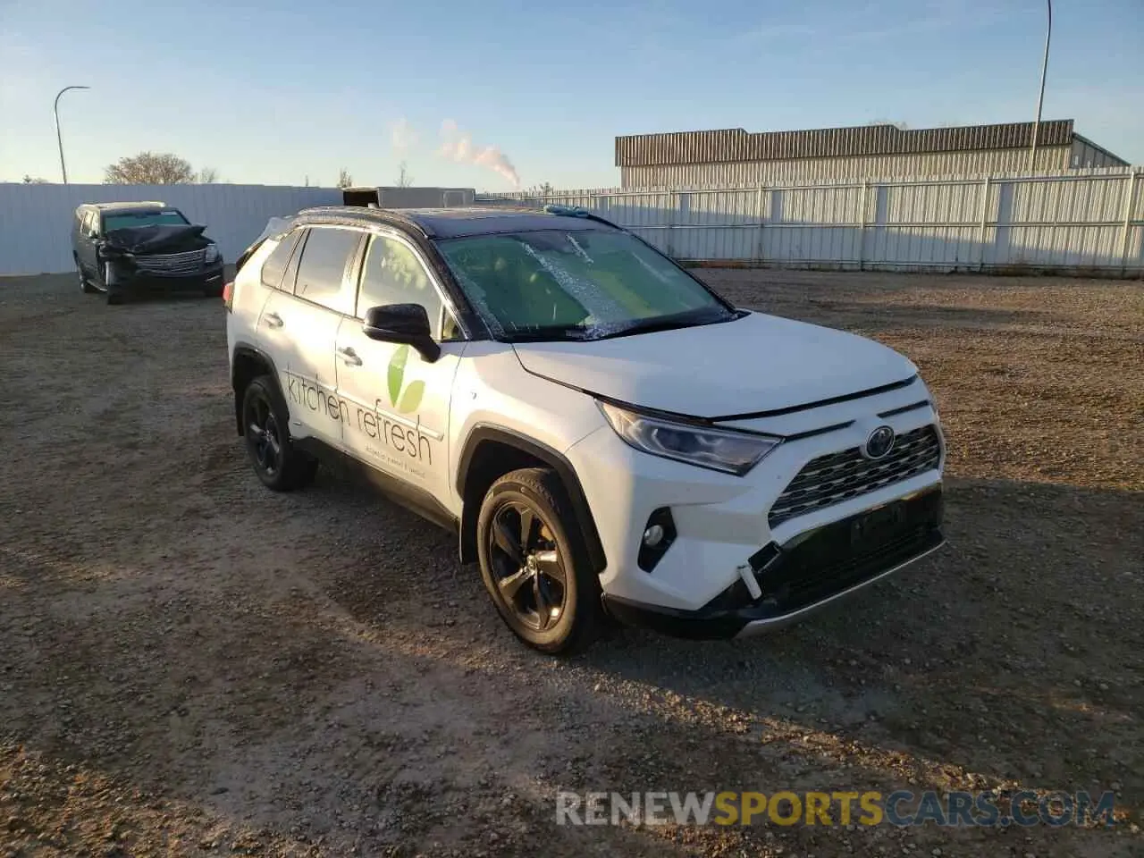 1 fotografías del automóvil dañado JTMEWRFV9LJ043147 TOYOTA RAV4 2020