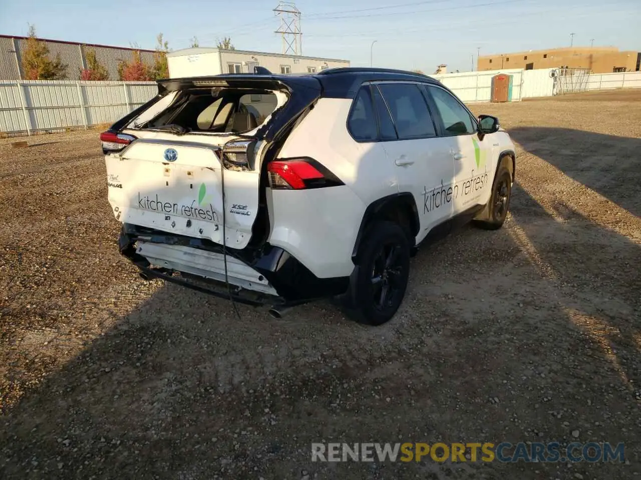 4 fotografías del automóvil dañado JTMEWRFV9LJ043147 TOYOTA RAV4 2020