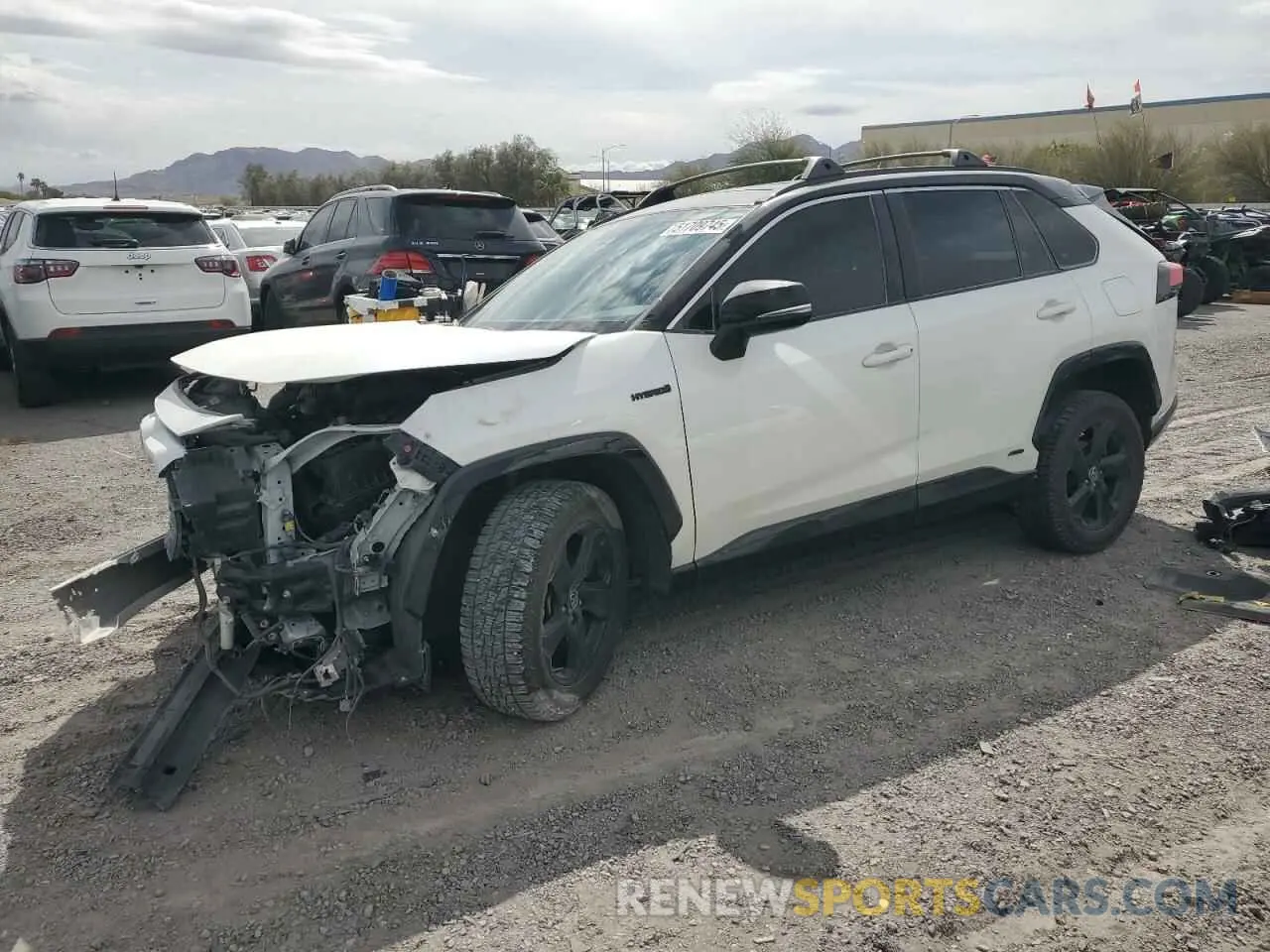 1 fotografías del automóvil dañado JTMEWRFVXLD528668 TOYOTA RAV4 2020