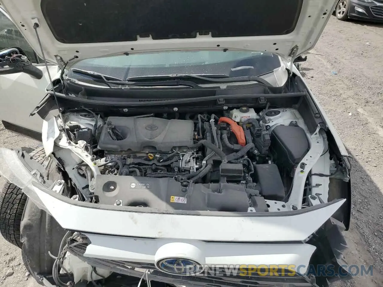 14 fotografías del automóvil dañado JTMEWRFVXLD528668 TOYOTA RAV4 2020