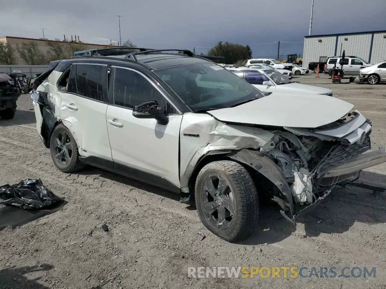 4 fotografías del automóvil dañado JTMEWRFVXLD528668 TOYOTA RAV4 2020