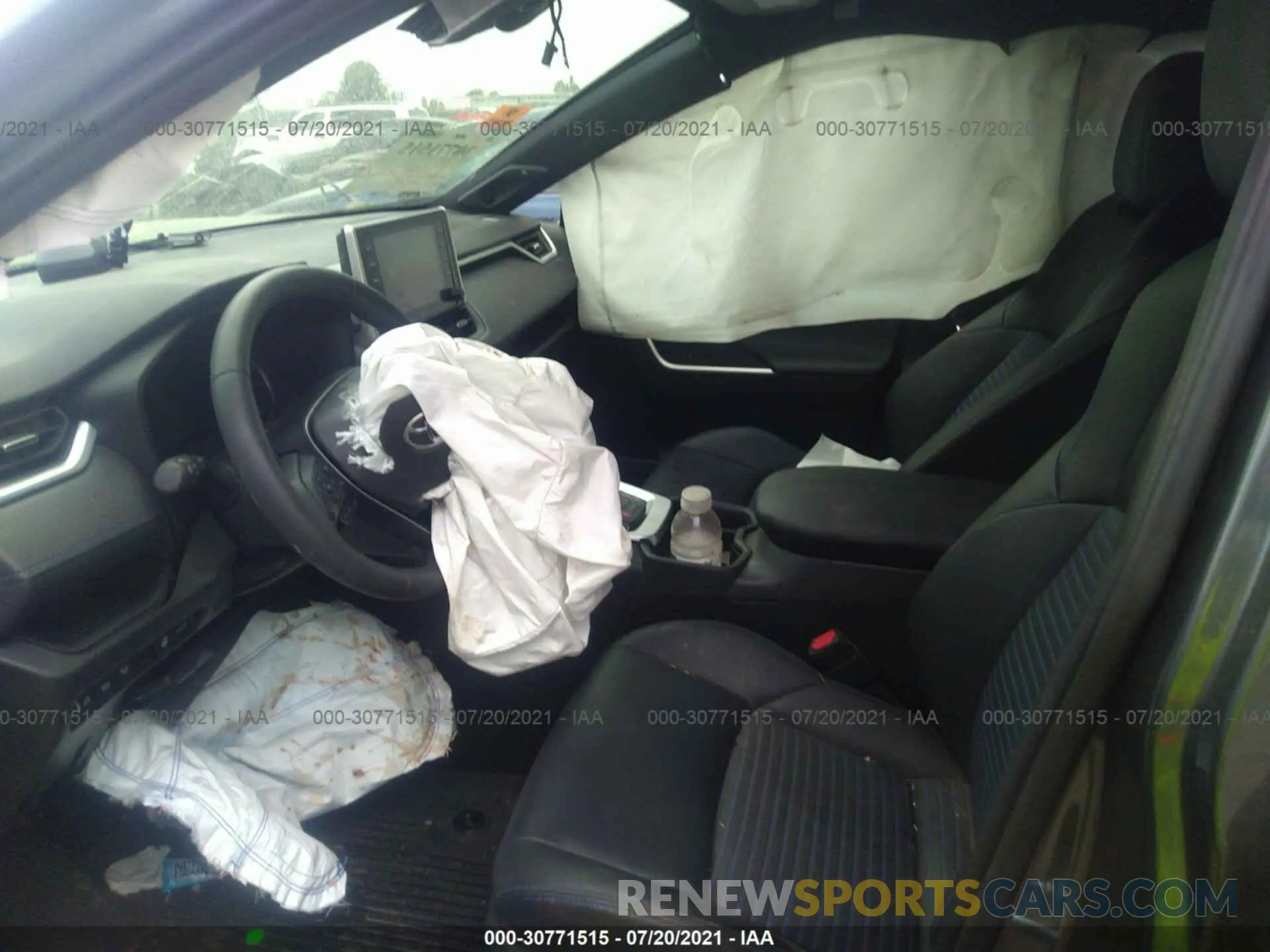 5 fotografías del automóvil dañado JTMEWRFVXLD545311 TOYOTA RAV4 2020