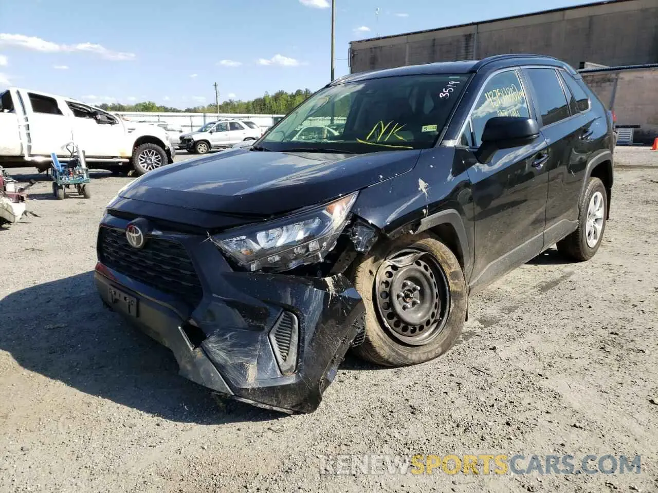 2 fotografías del automóvil dañado JTMF1RFV2LD063497 TOYOTA RAV4 2020