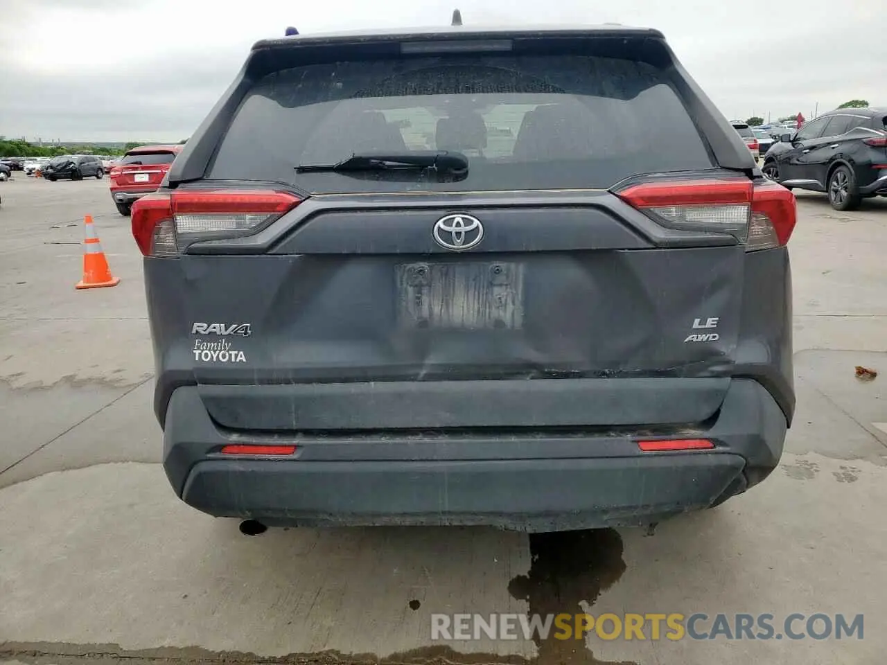 6 fotografías del automóvil dañado JTMF1RFV3LD053710 TOYOTA RAV4 2020