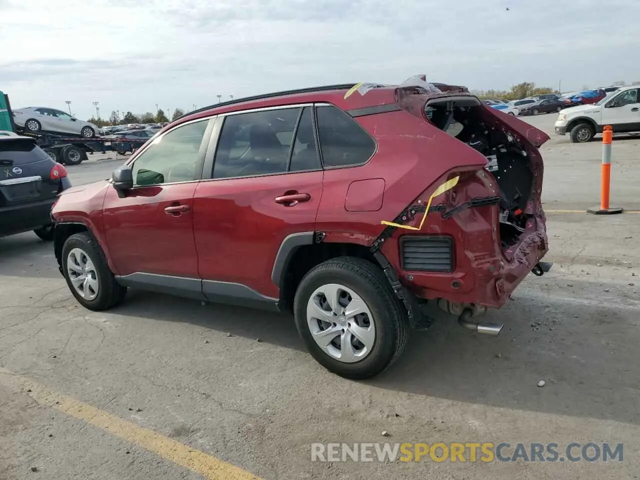 2 fotografías del automóvil dañado JTMF1RFV7LD055718 TOYOTA RAV4 2020