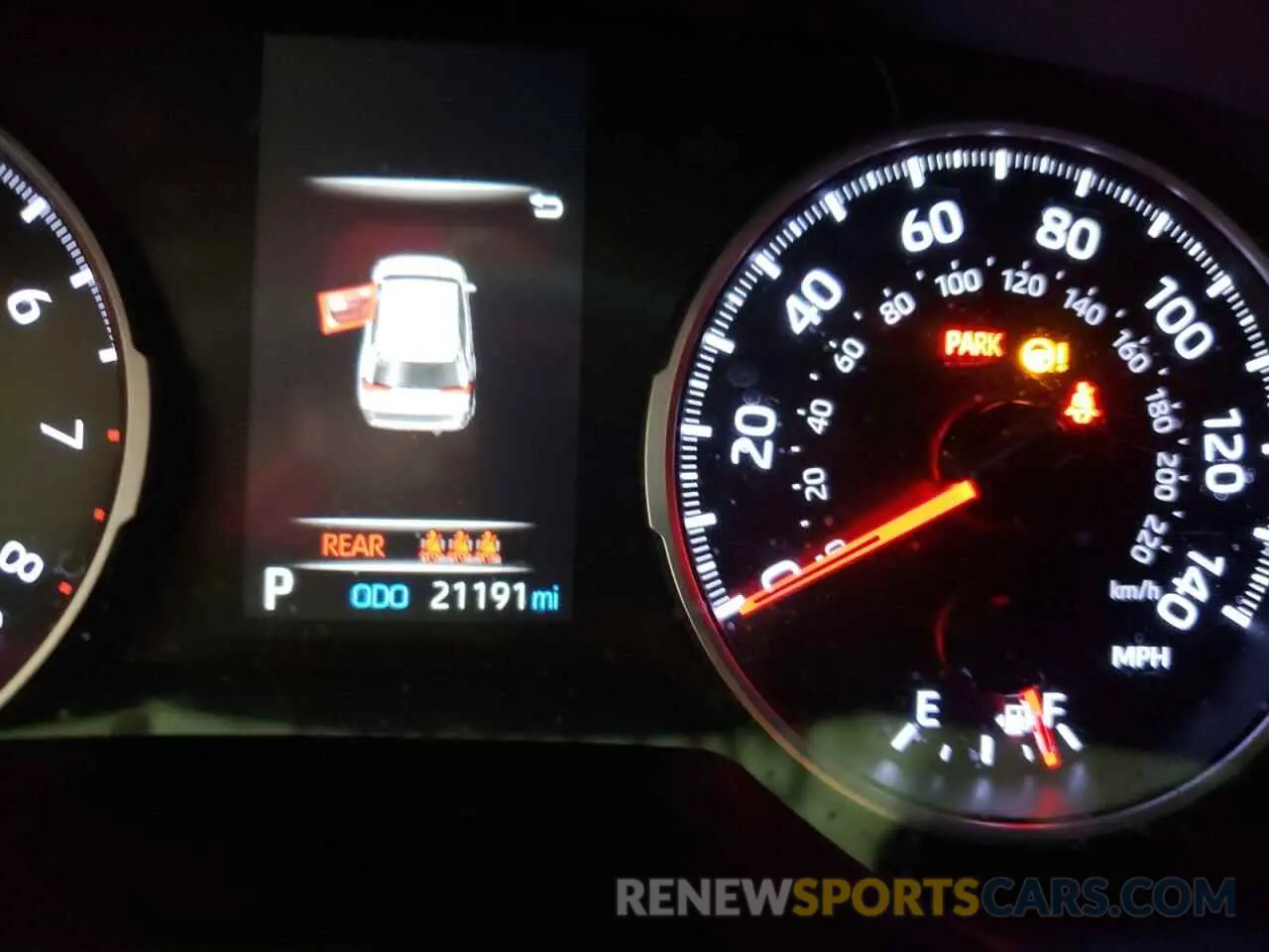 8 fotografías del automóvil dañado JTMF1RFV7LD056464 TOYOTA RAV4 2020