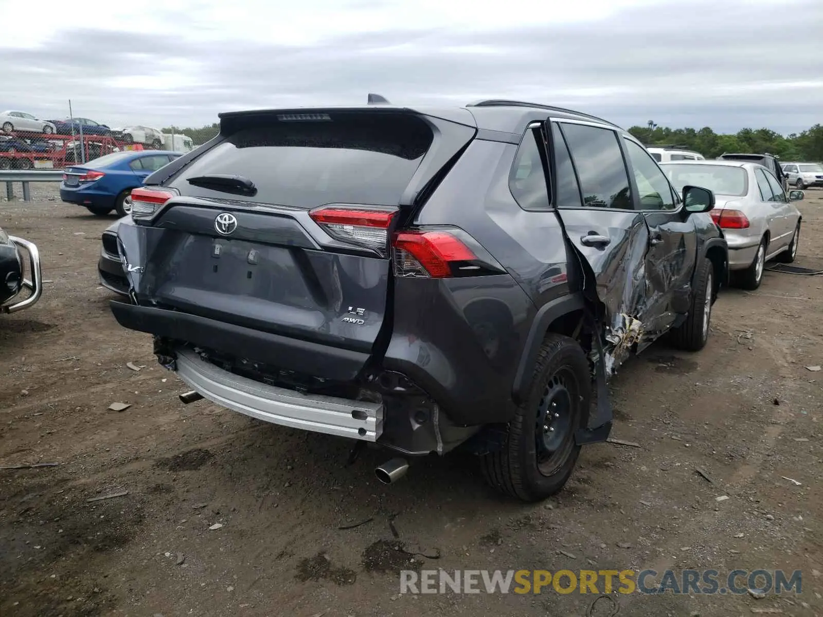 4 fotografías del automóvil dañado JTMF1RFV8LD531104 TOYOTA RAV4 2020