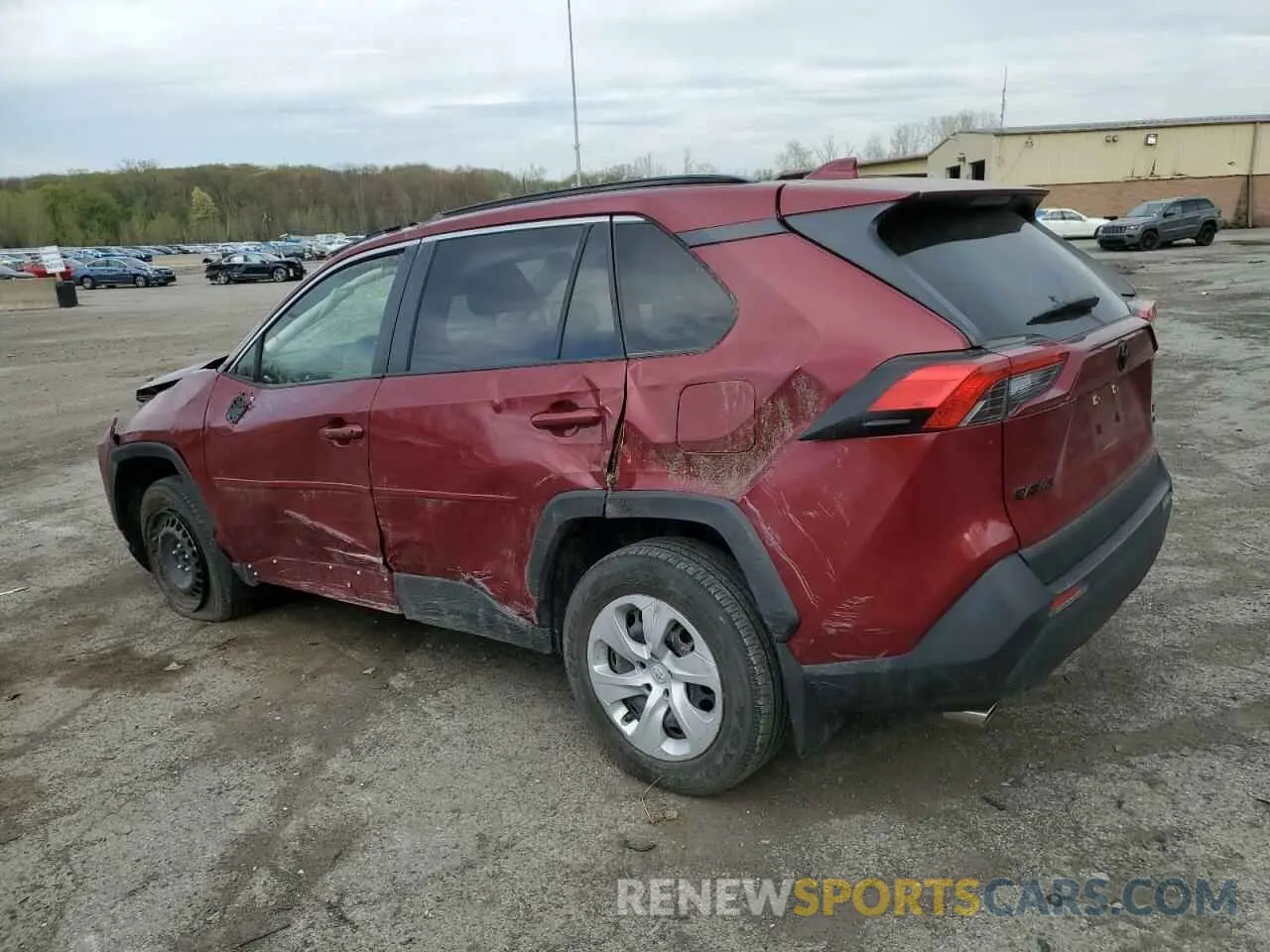 2 fotografías del automóvil dañado JTMF1RFV9LD056062 TOYOTA RAV4 2020