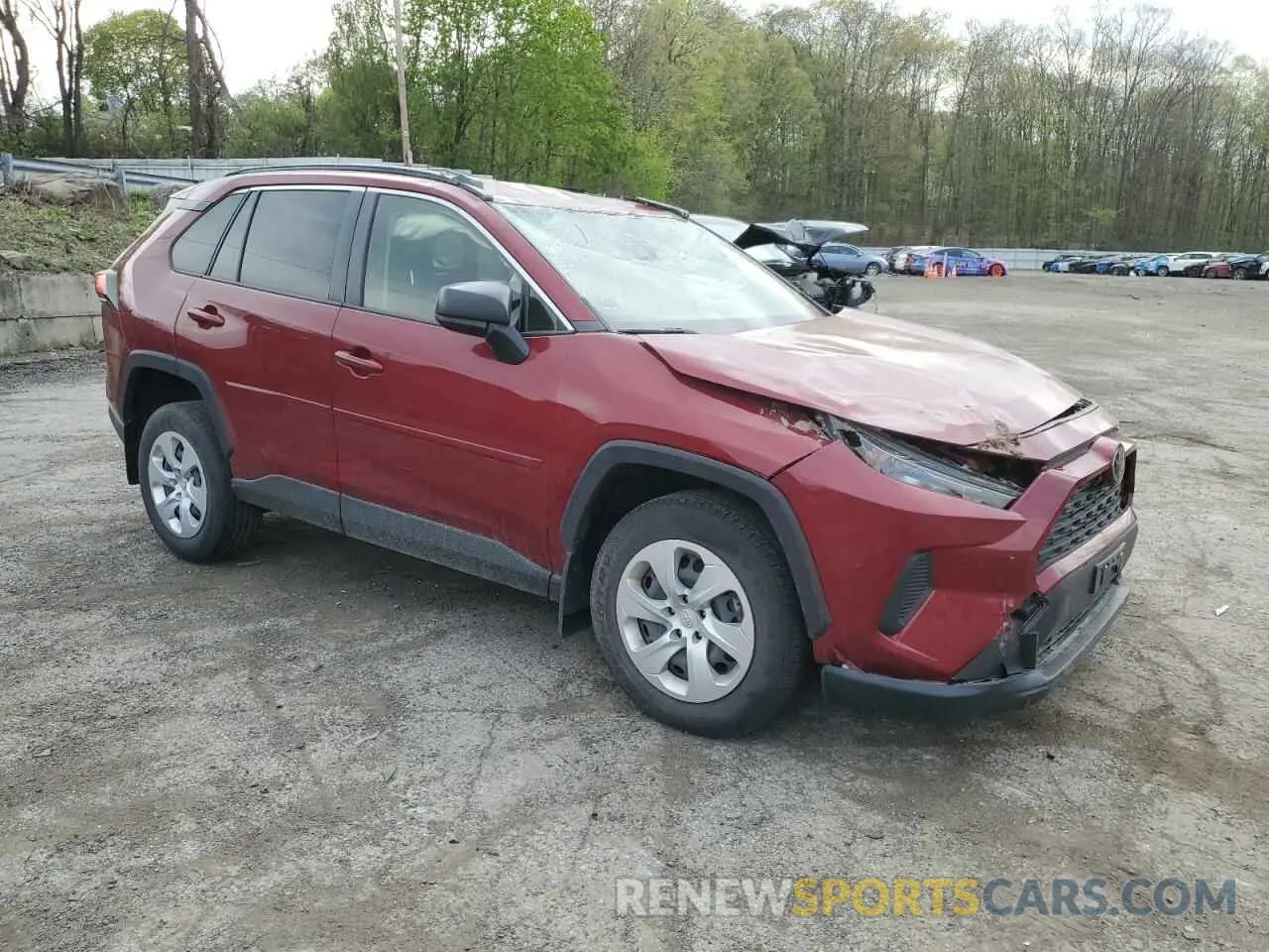 4 fotografías del automóvil dañado JTMF1RFV9LD056062 TOYOTA RAV4 2020