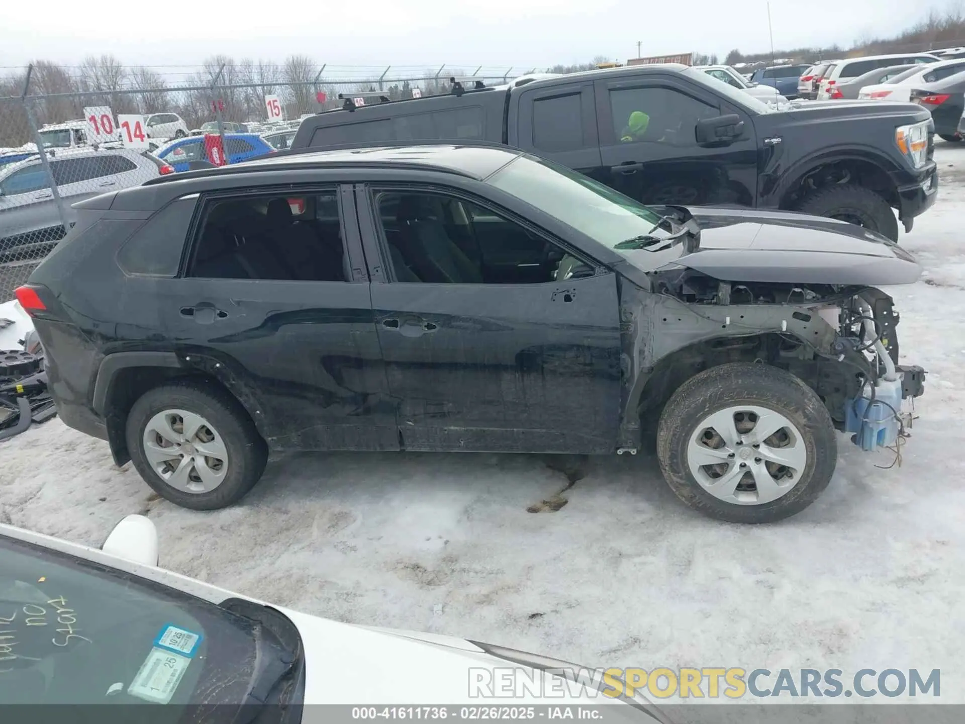 14 fotografías del automóvil dañado JTMF1RFV9LD061908 TOYOTA RAV4 2020