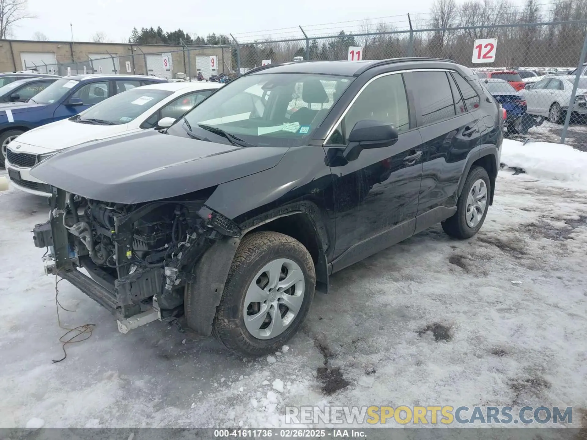 2 fotografías del automóvil dañado JTMF1RFV9LD061908 TOYOTA RAV4 2020