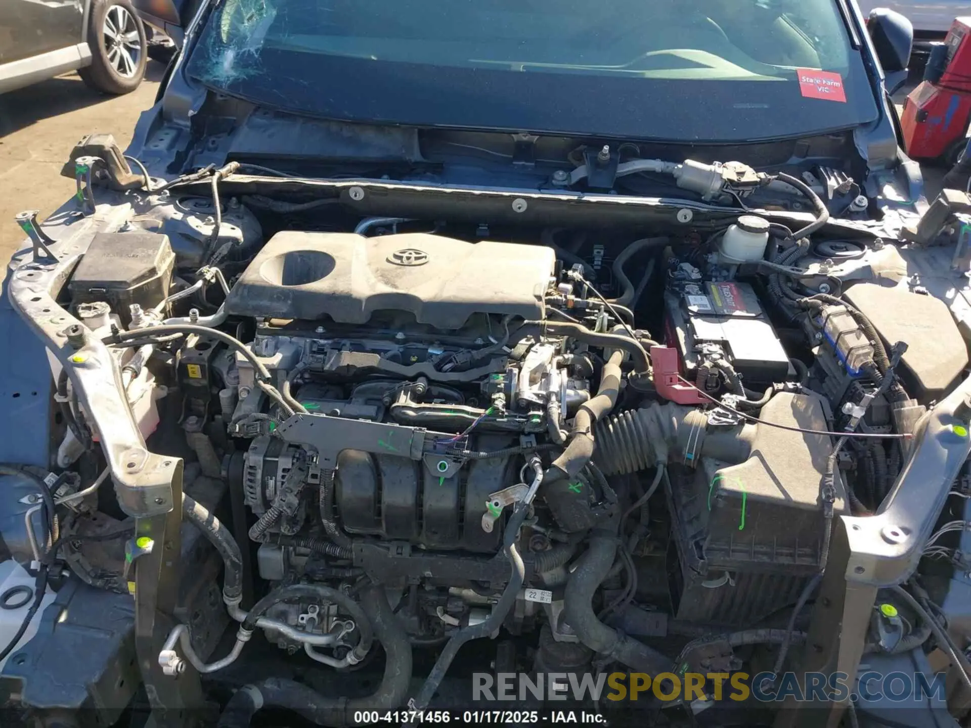 10 fotografías del automóvil dañado JTMF1RFV9LD530950 TOYOTA RAV4 2020