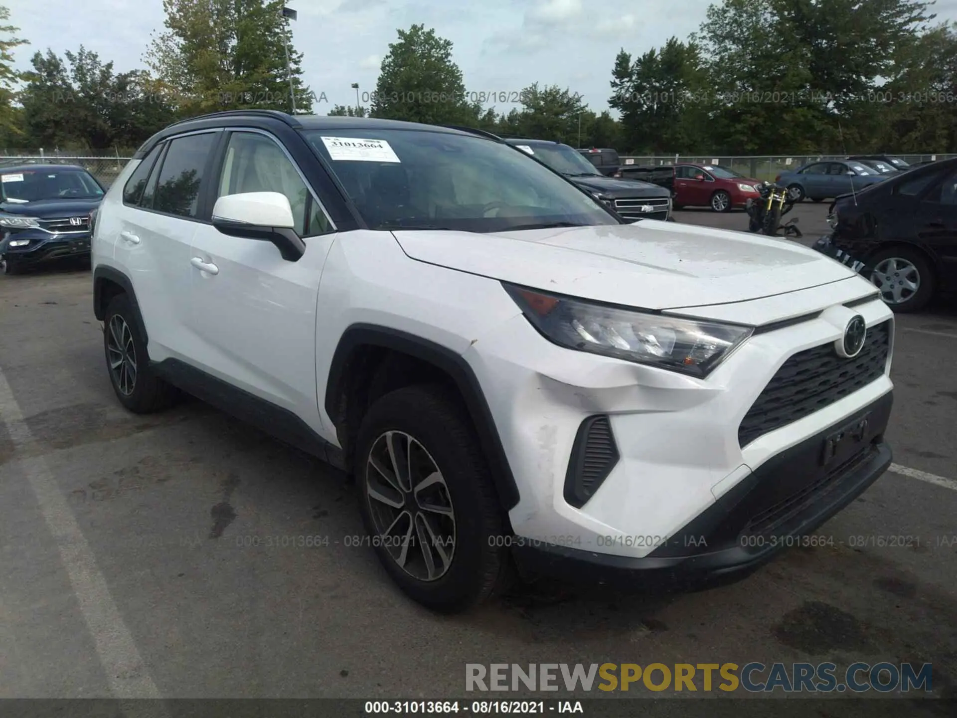 1 fotografías del automóvil dañado JTMG1RFV2LD050320 TOYOTA RAV4 2020