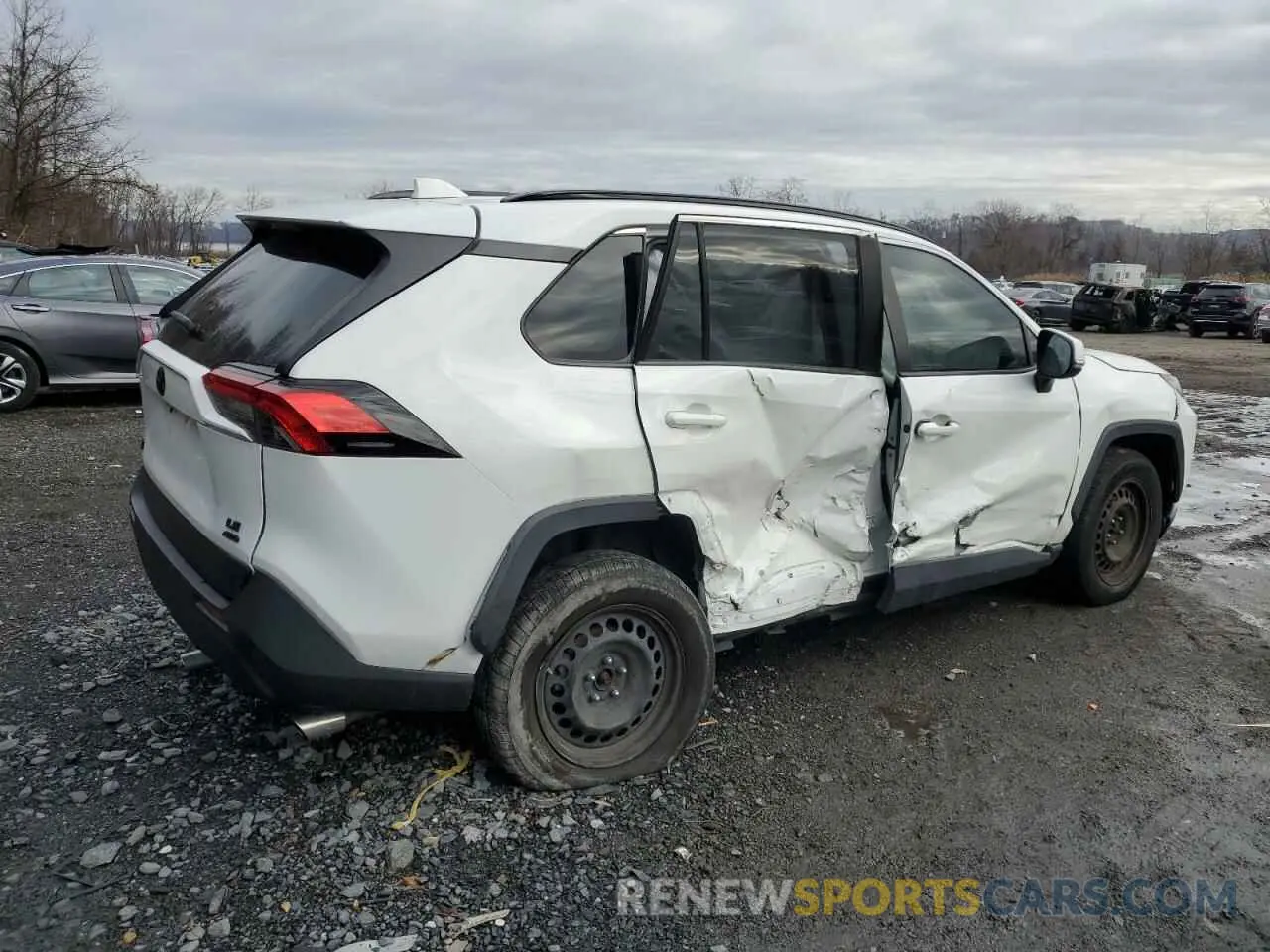 3 fotografías del automóvil dañado JTMG1RFV9LD062674 TOYOTA RAV4 2020