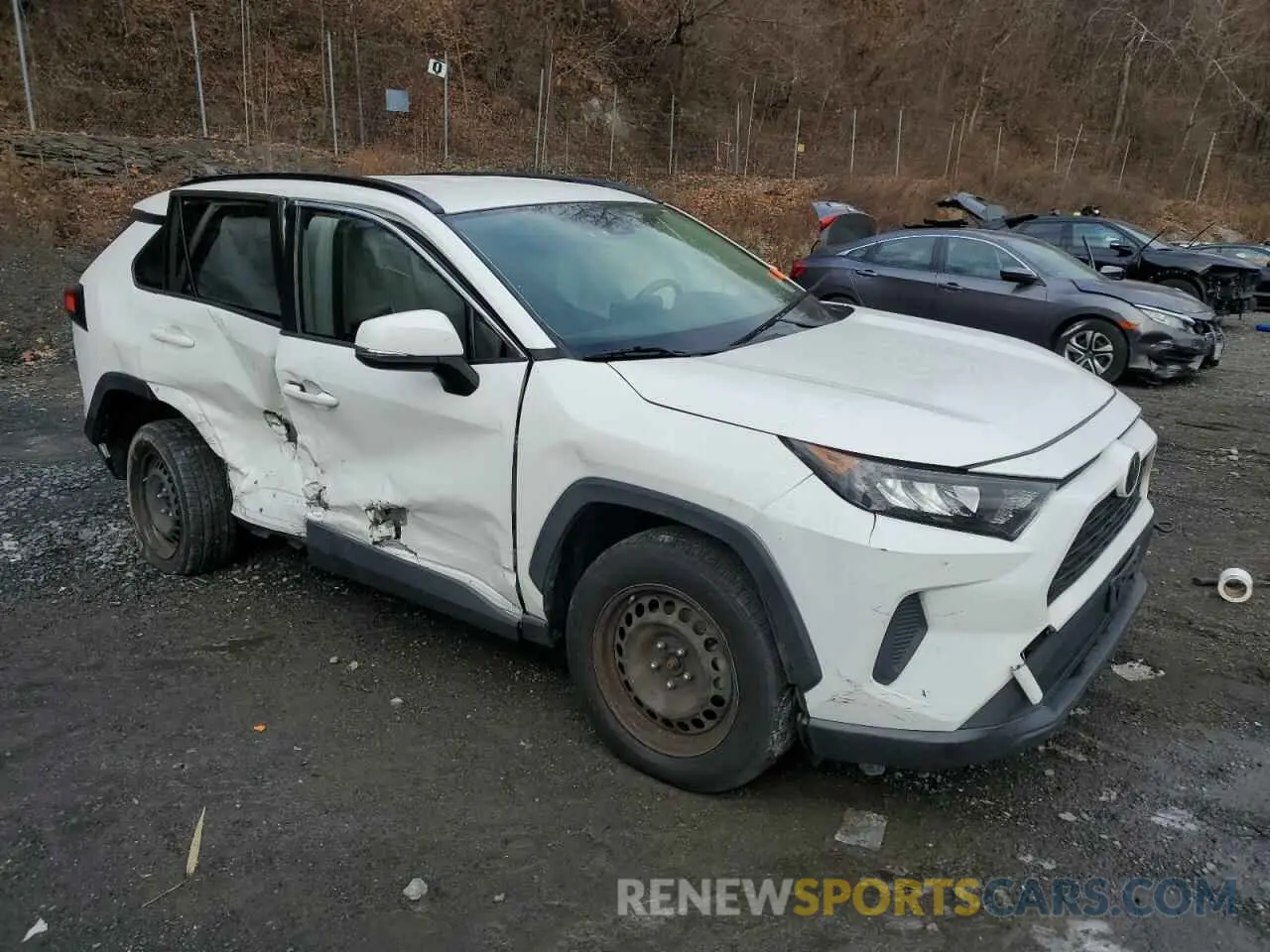 4 fotografías del automóvil dañado JTMG1RFV9LD062674 TOYOTA RAV4 2020