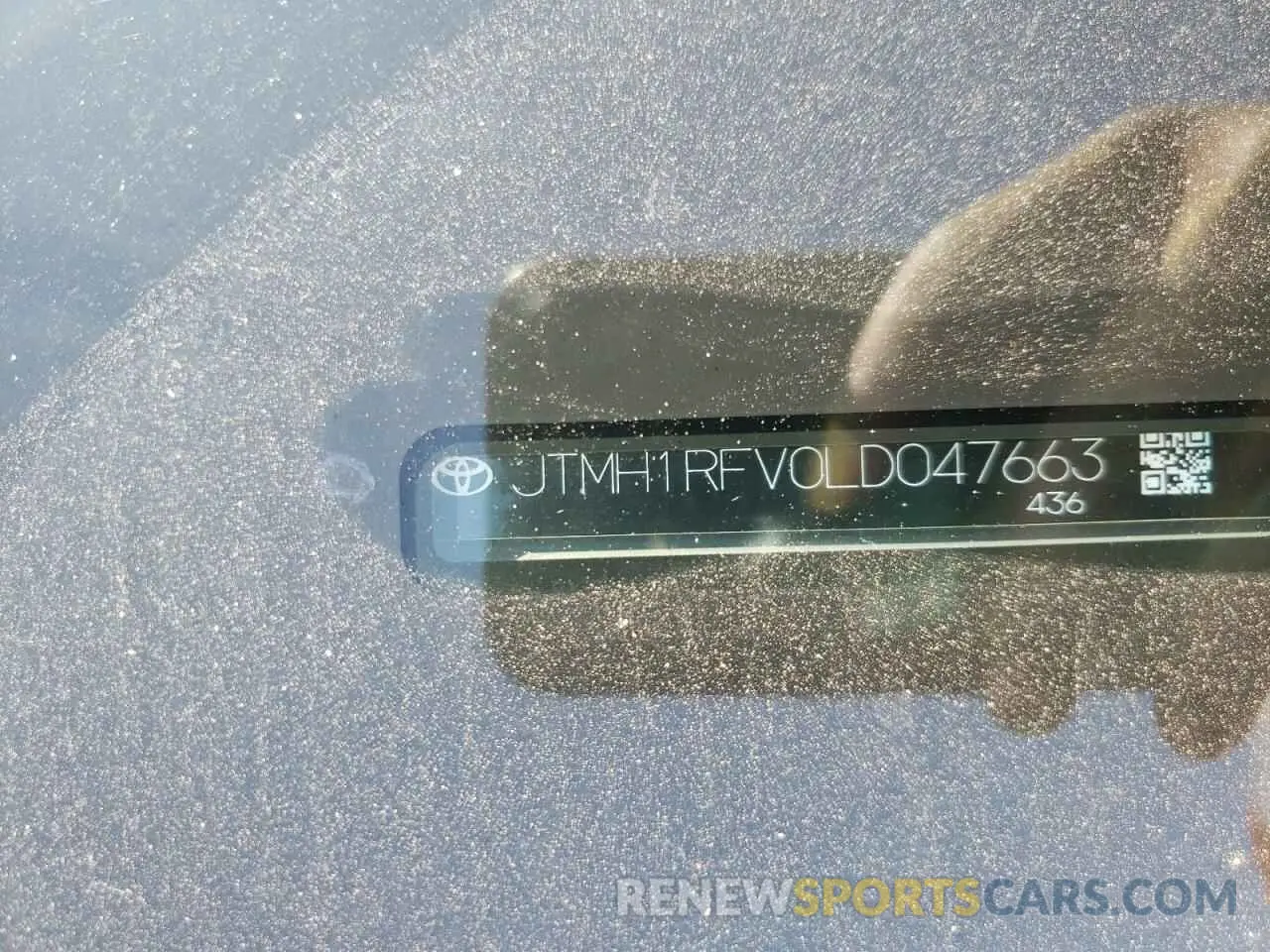 10 fotografías del automóvil dañado JTMH1RFV0LD047663 TOYOTA RAV4 2020