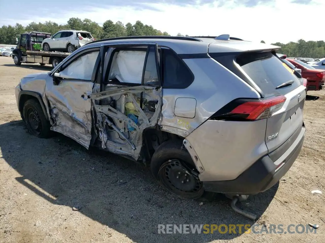 3 fotografías del automóvil dañado JTMH1RFV0LD047663 TOYOTA RAV4 2020