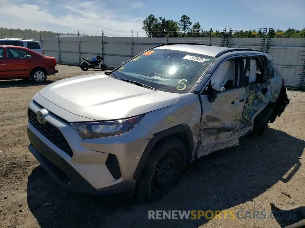 9 fotografías del automóvil dañado JTMH1RFV0LD047663 TOYOTA RAV4 2020