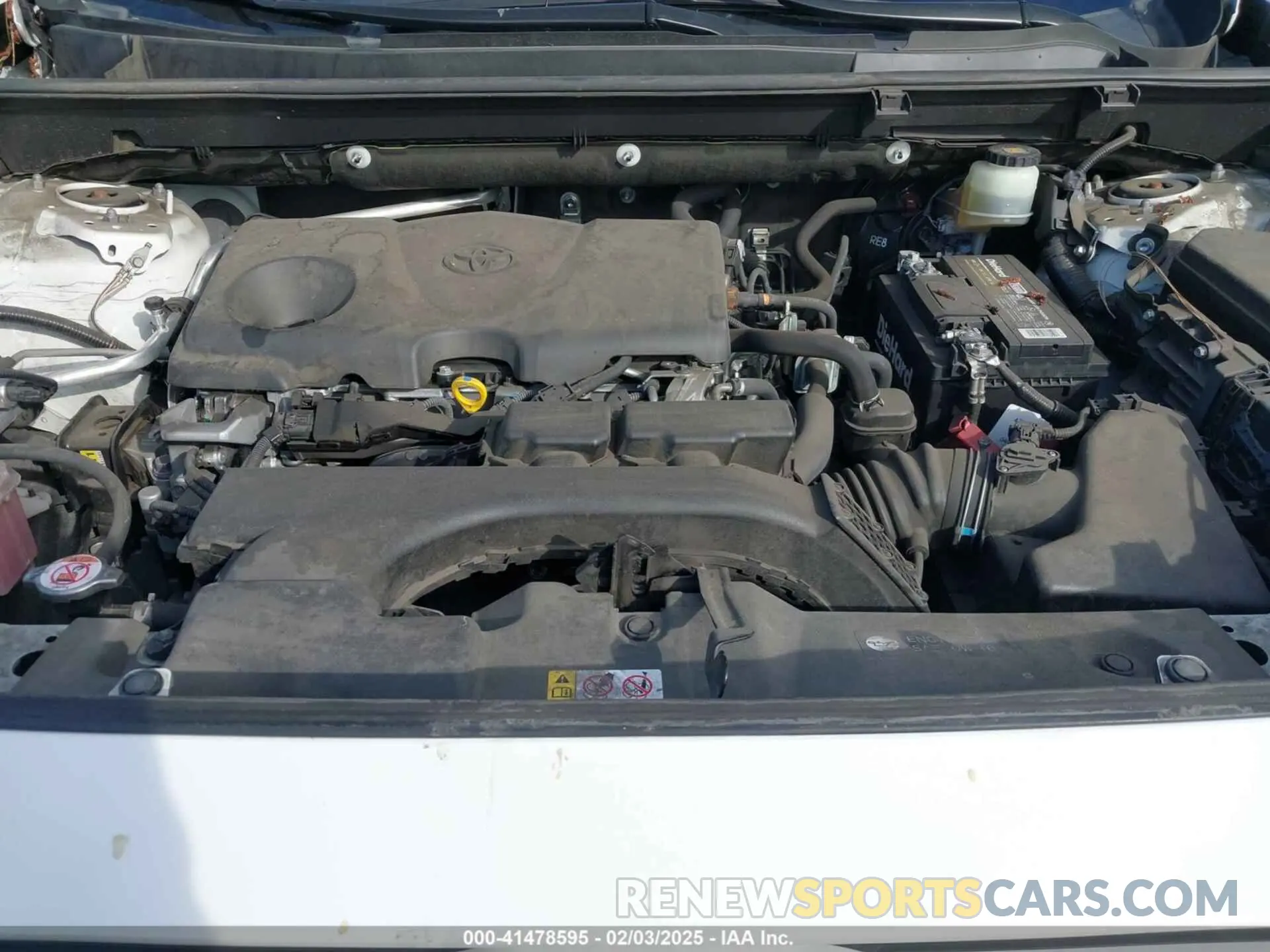 10 fotografías del automóvil dañado JTMH1RFV1LD048496 TOYOTA RAV4 2020