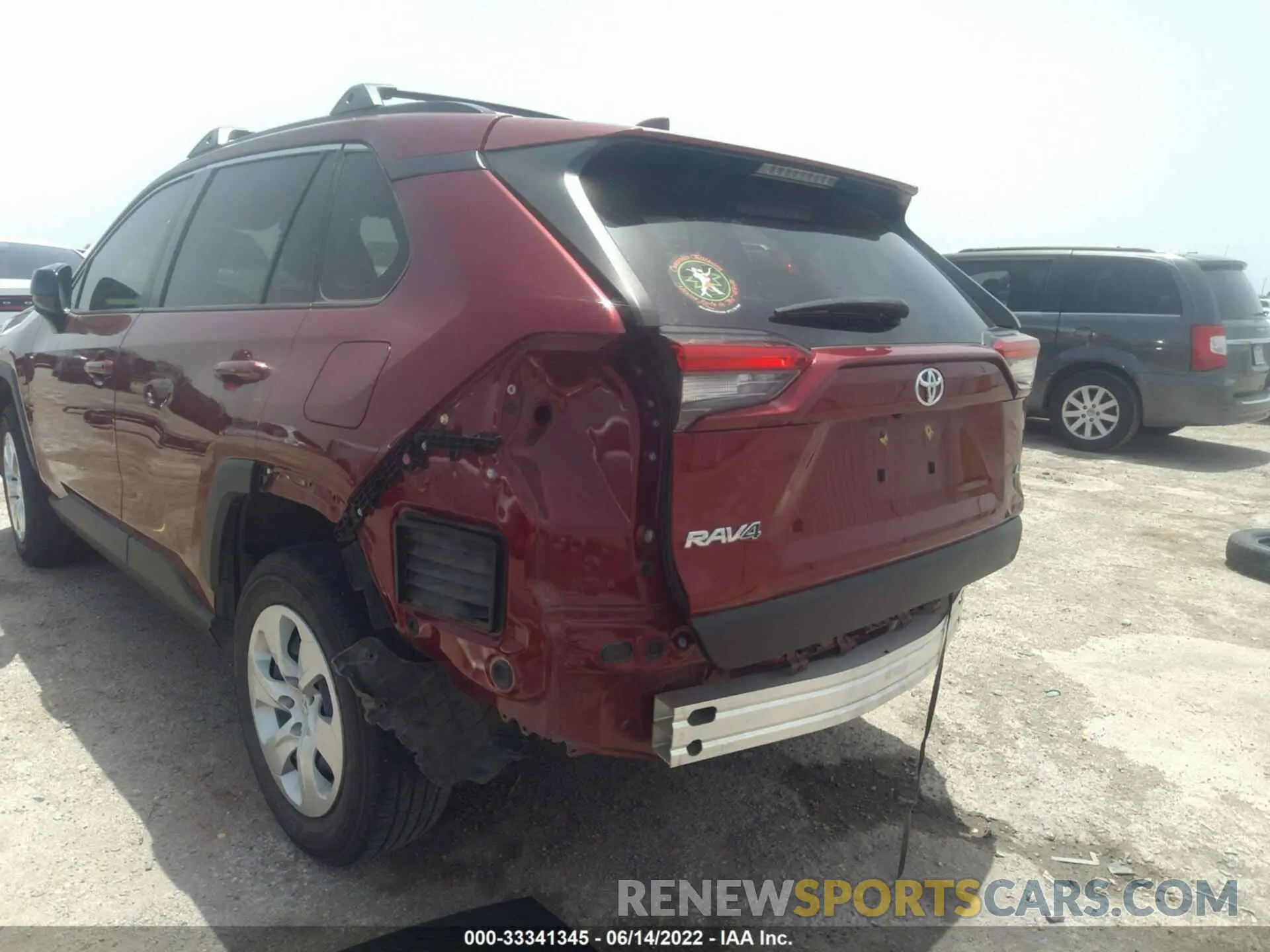 6 fotografías del automóvil dañado JTMH1RFV1LD049115 TOYOTA RAV4 2020