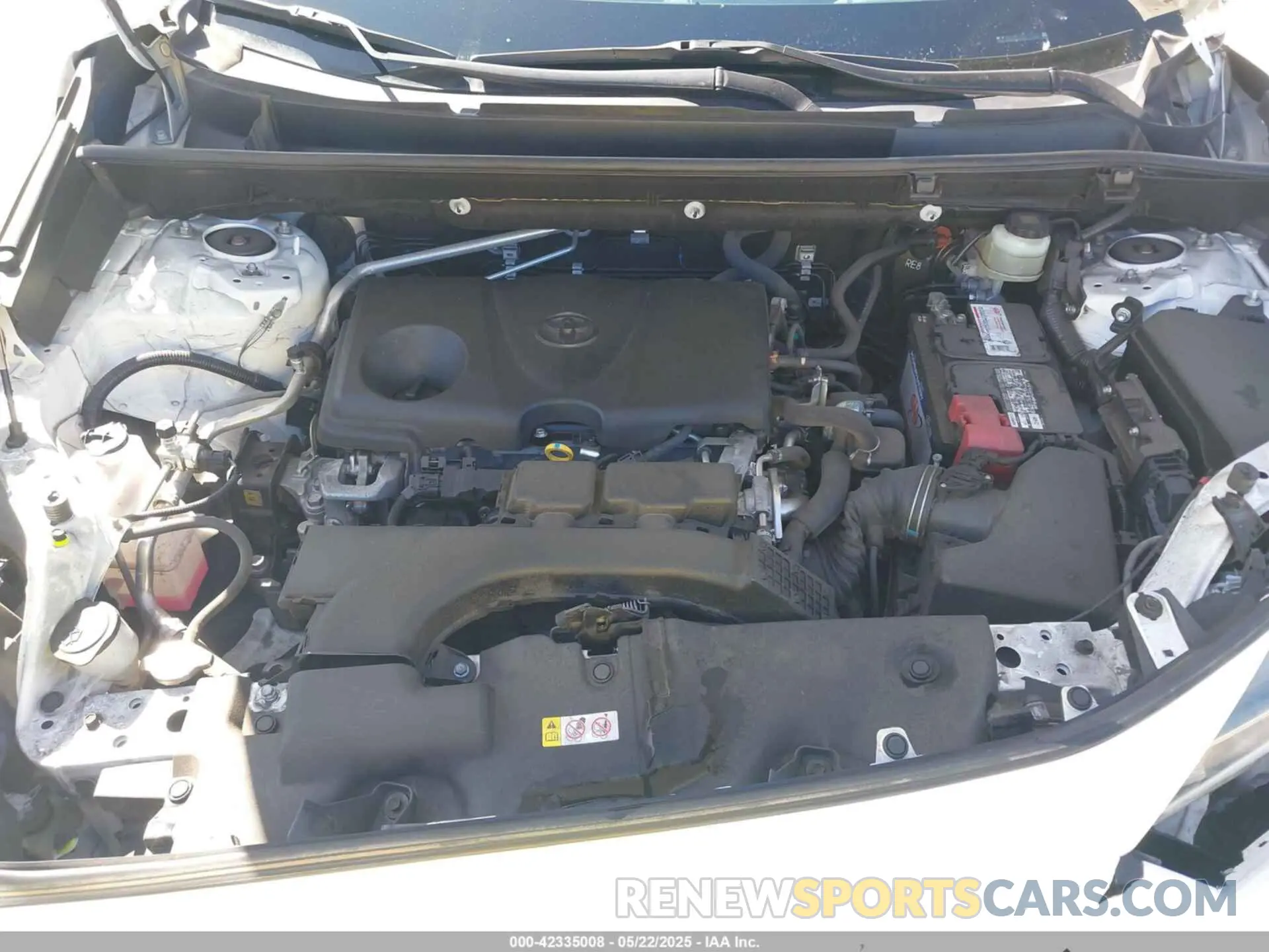 10 fotografías del automóvil dañado JTMH1RFV2LD057255 TOYOTA RAV4 2020