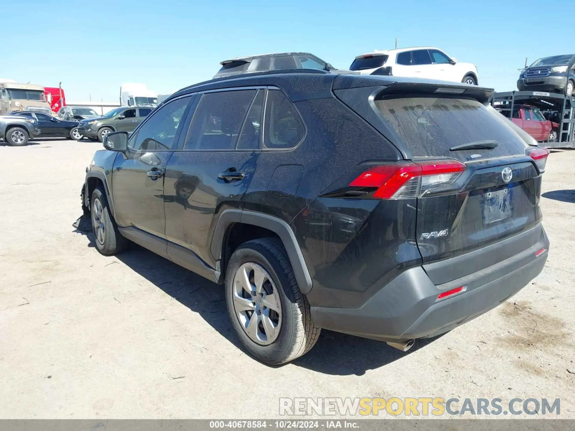 3 fotografías del automóvil dañado JTMH1RFV3LD053022 TOYOTA RAV4 2020