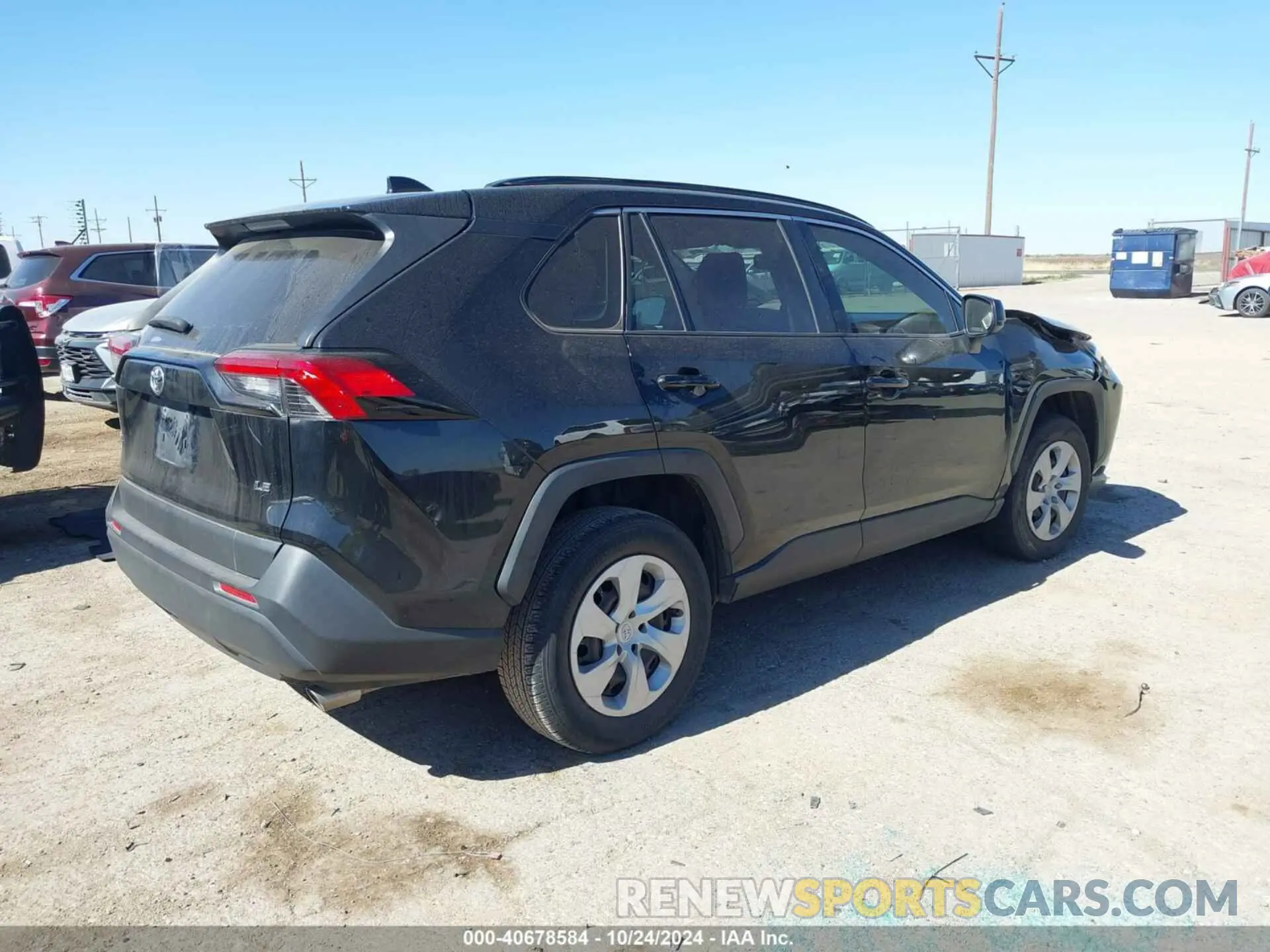 4 fotografías del automóvil dañado JTMH1RFV3LD053022 TOYOTA RAV4 2020