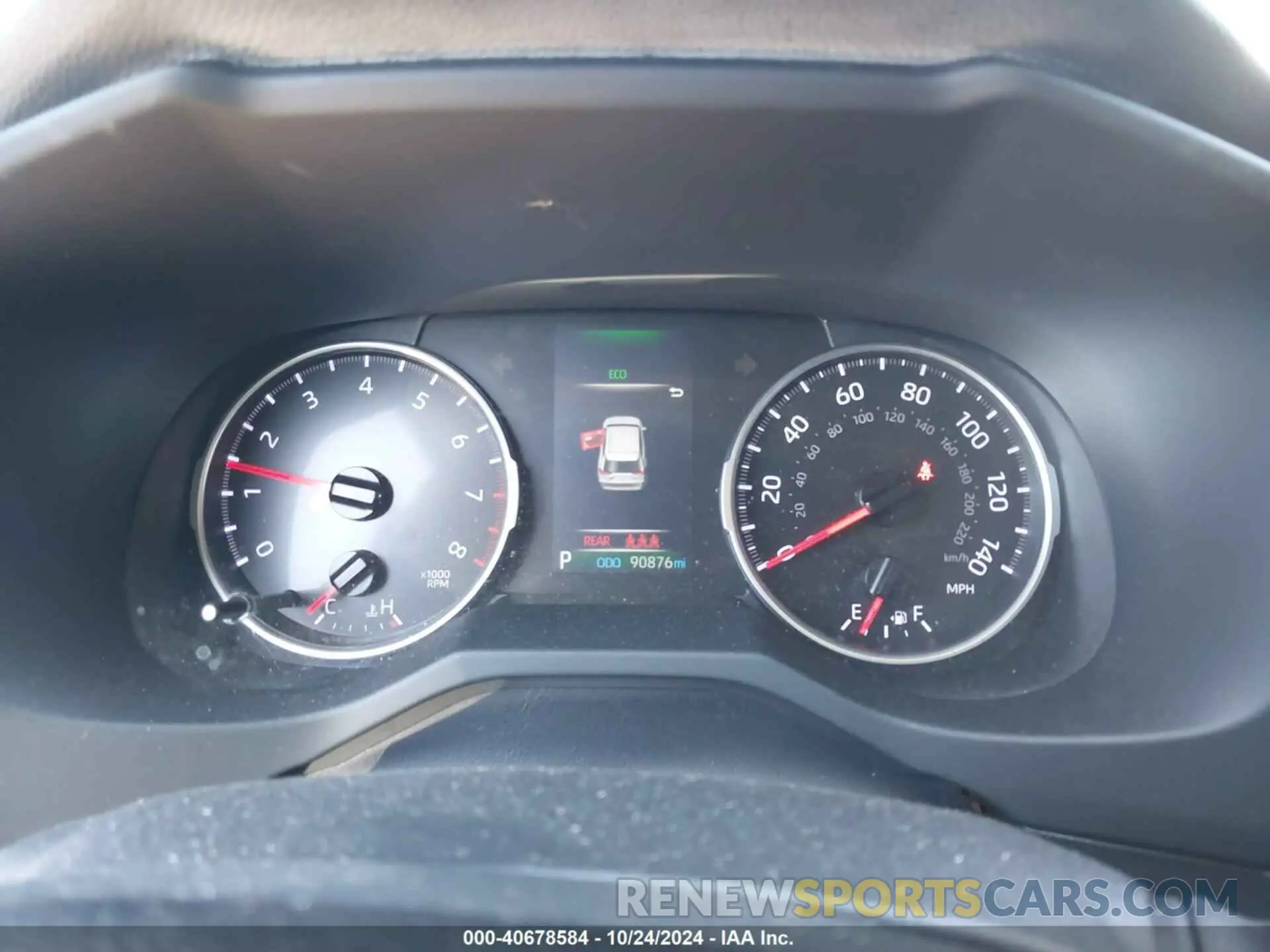 7 fotografías del automóvil dañado JTMH1RFV3LD053022 TOYOTA RAV4 2020