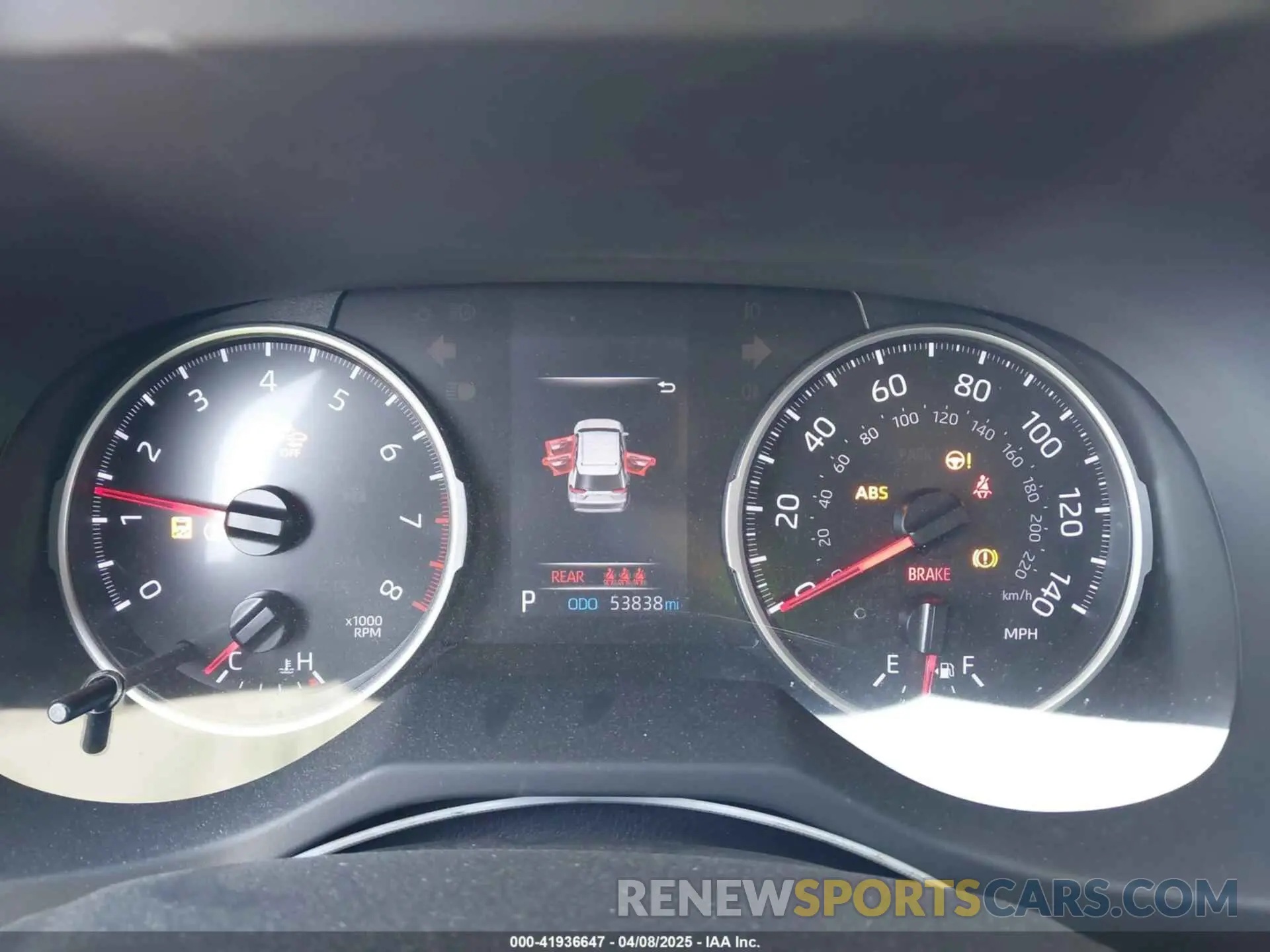 7 fotografías del automóvil dañado JTMH1RFV3LD060097 TOYOTA RAV4 2020