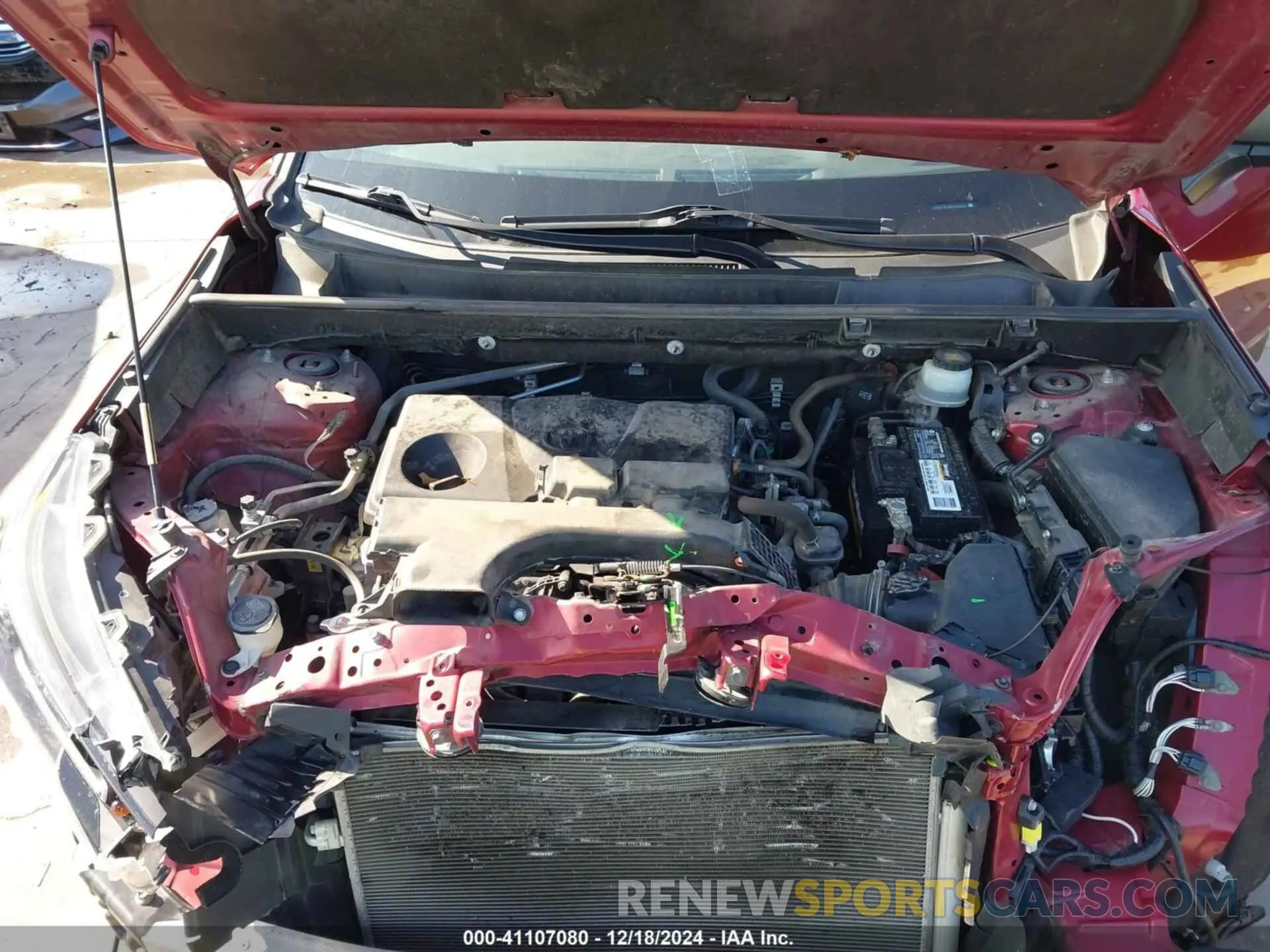10 fotografías del automóvil dañado JTMH1RFV5LD044631 TOYOTA RAV4 2020
