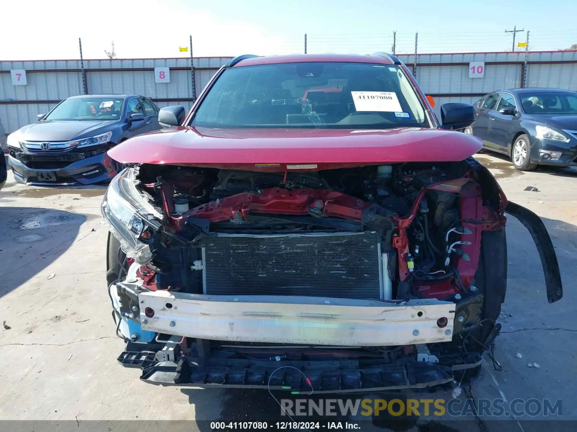13 fotografías del automóvil dañado JTMH1RFV5LD044631 TOYOTA RAV4 2020